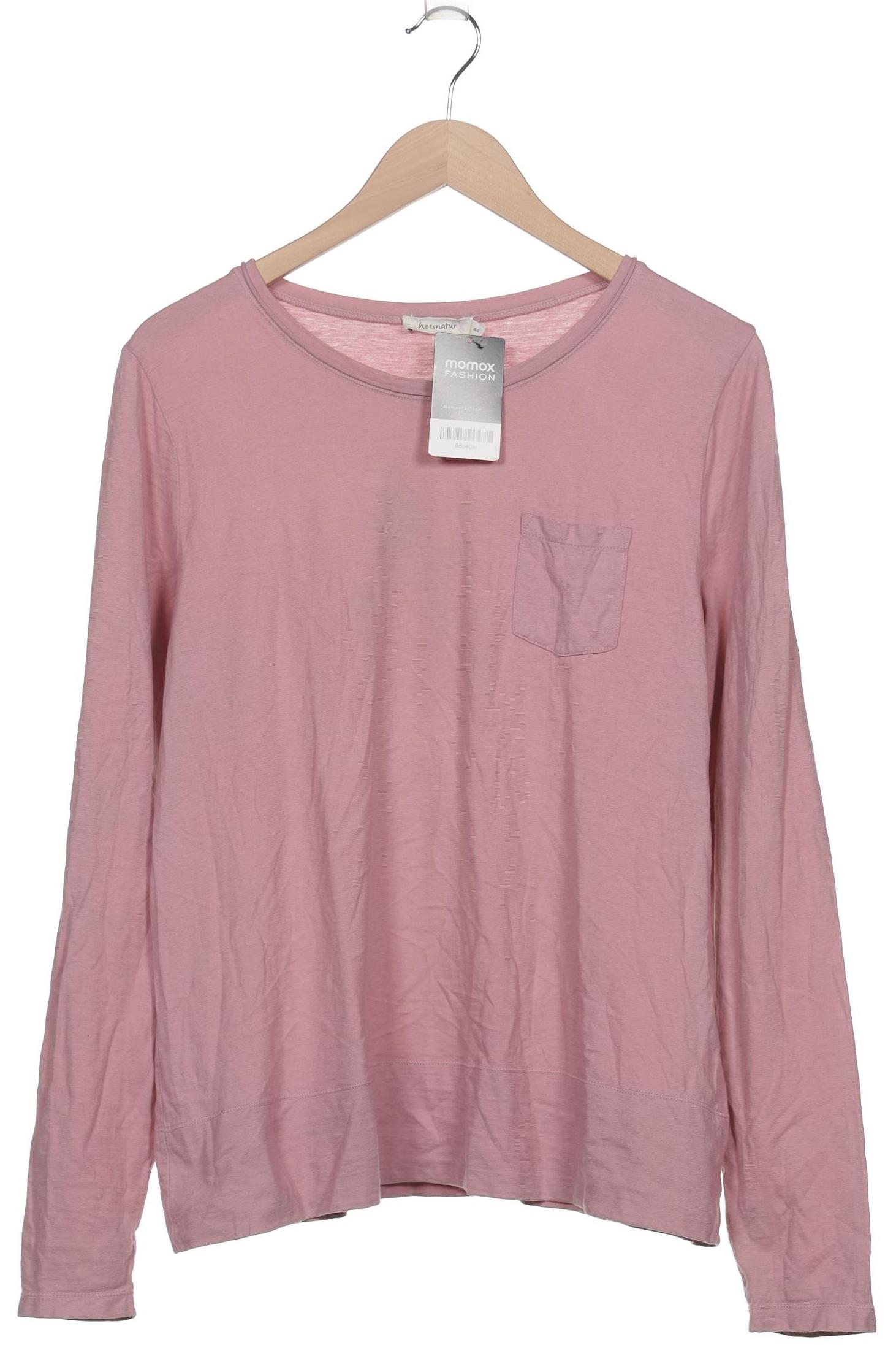 

hessnatur Damen Langarmshirt, pink, Gr. 44