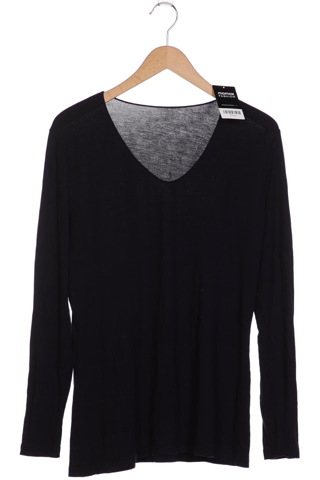 

hessnatur Damen Langarmshirt, marineblau, Gr. 42