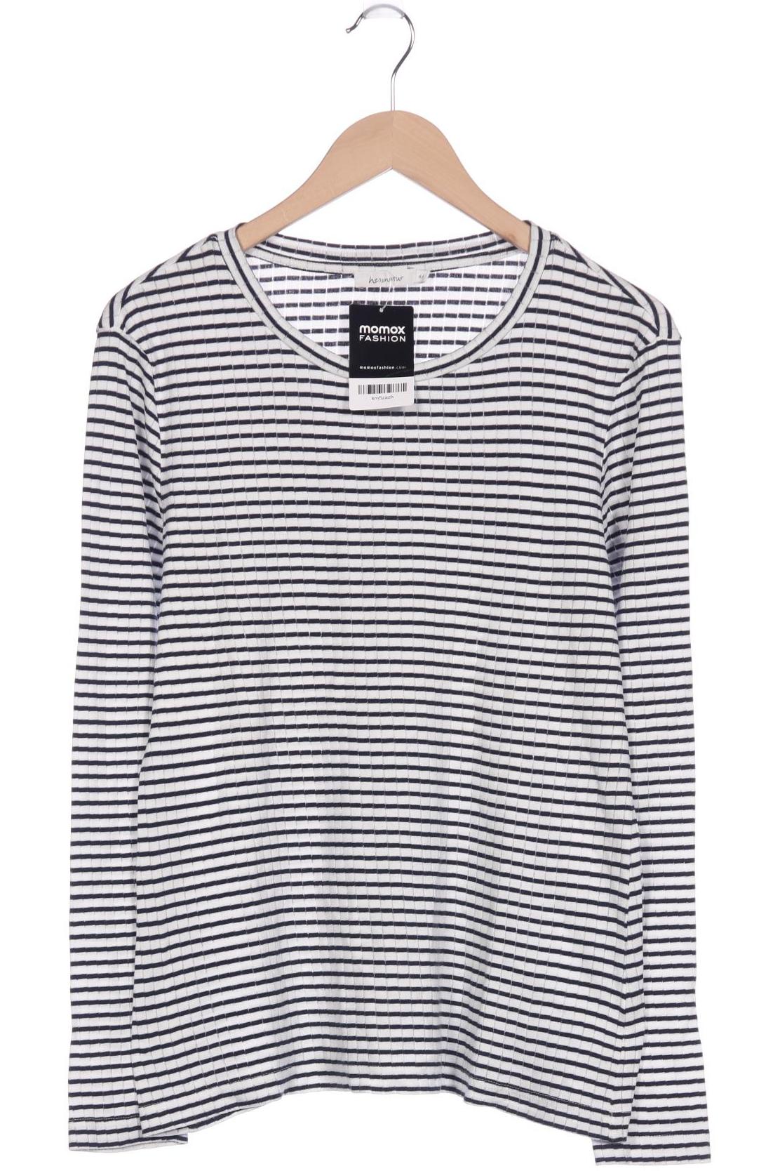

hessnatur Damen Langarmshirt, weiß, Gr. 46