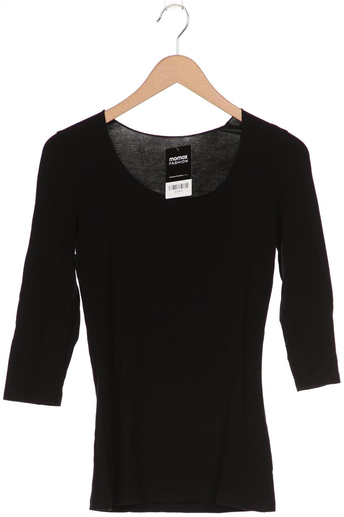 

hessnatur Damen Langarmshirt, schwarz, Gr. 36