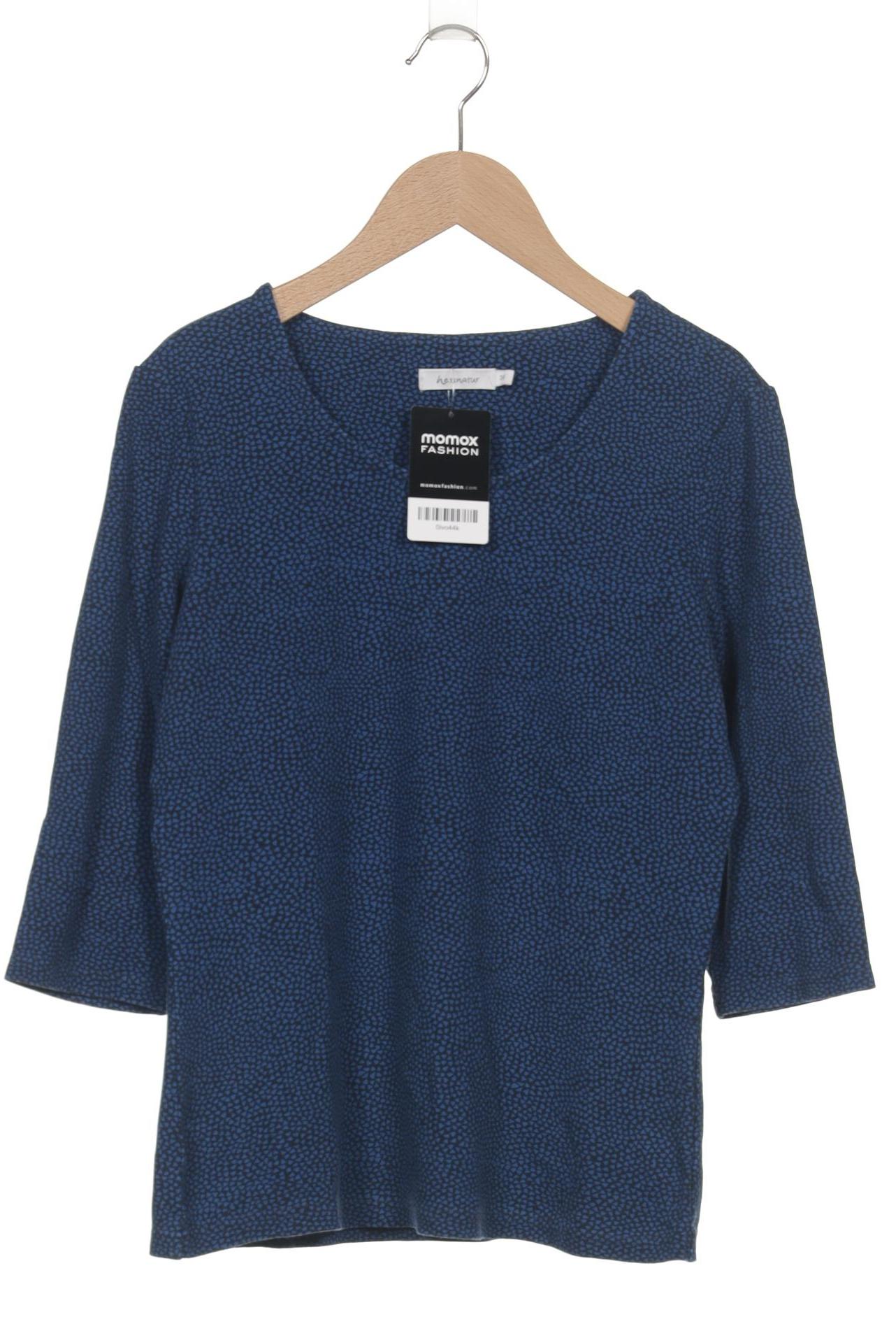 

hessnatur Damen Langarmshirt, marineblau, Gr. 38