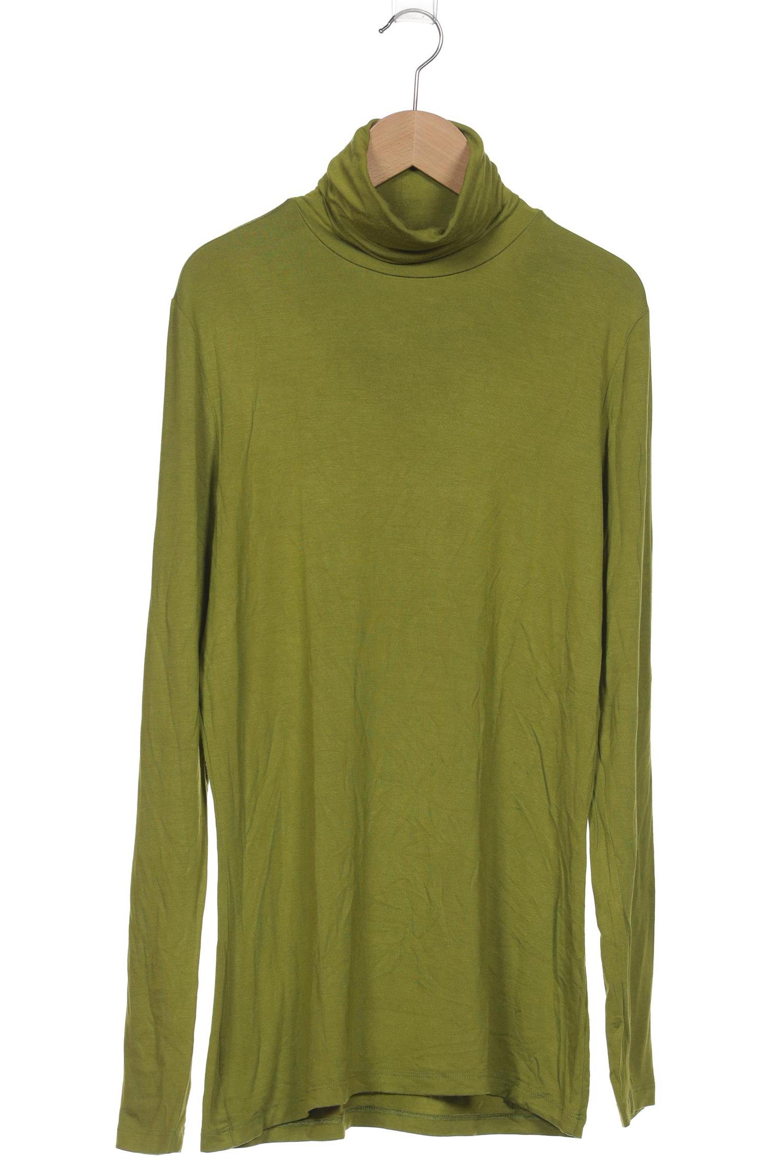 

hessnatur Damen Langarmshirt, grün, Gr. 42