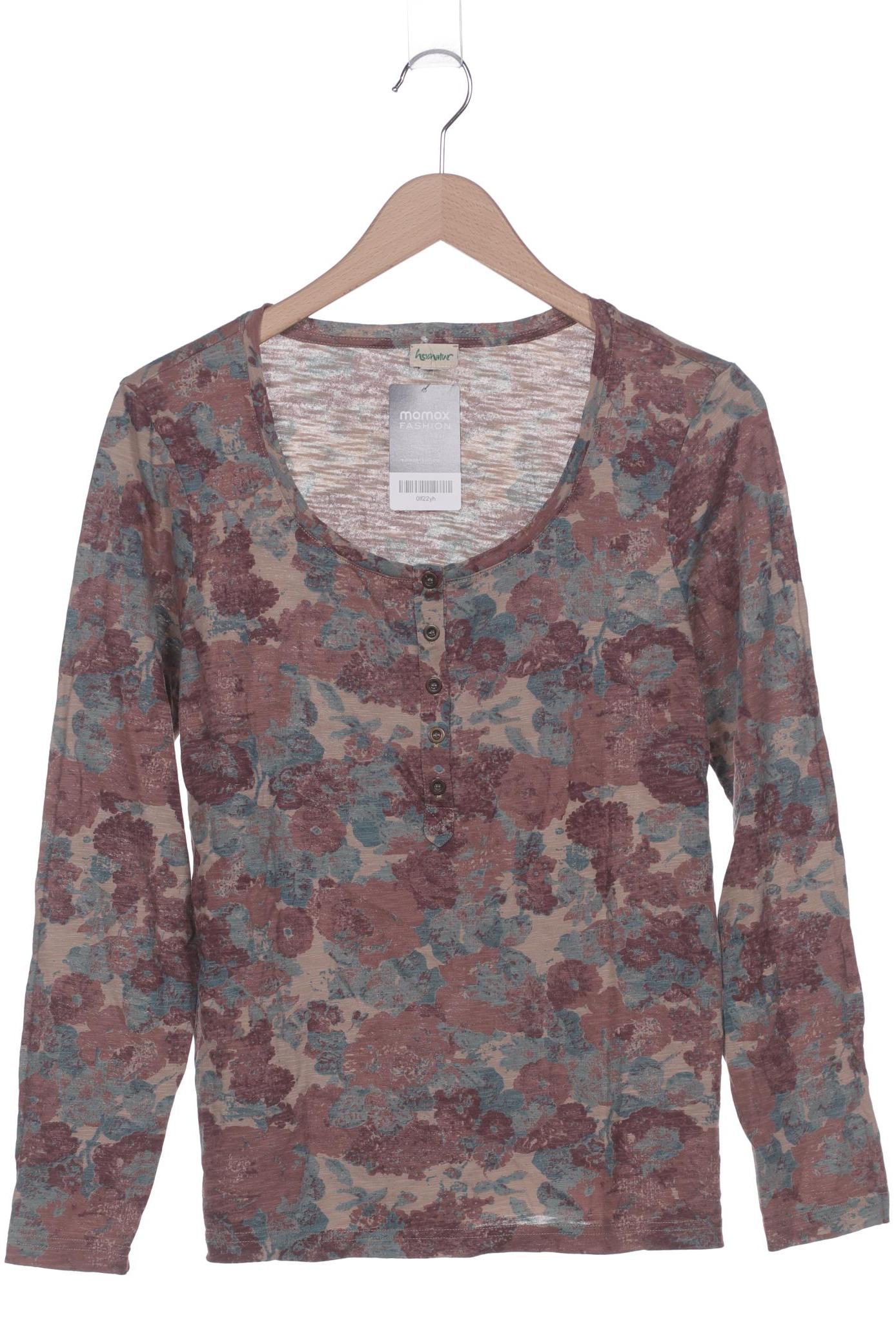 

hessnatur Damen Langarmshirt, braun, Gr. 40