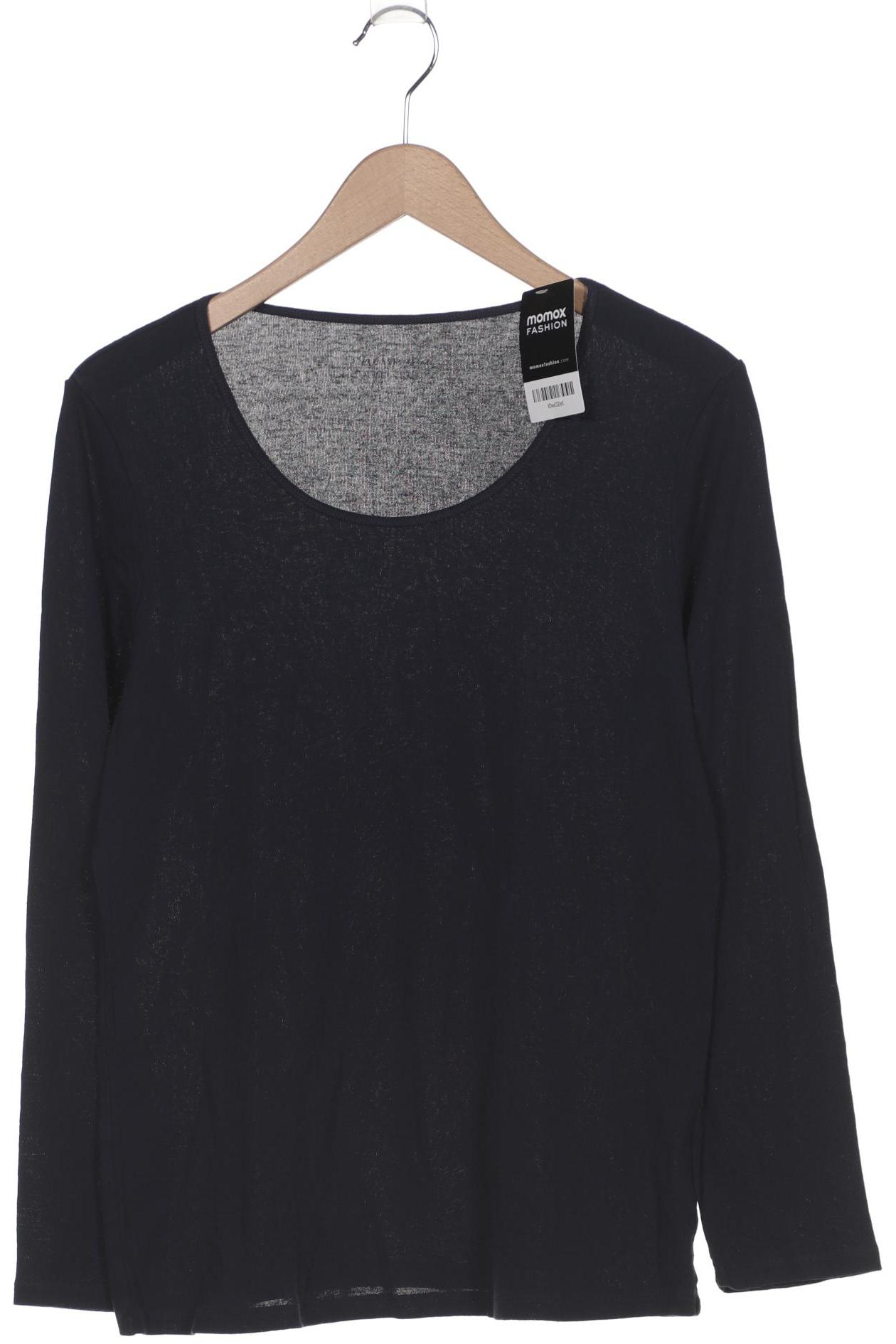 

hessnatur Damen Langarmshirt, marineblau, Gr. 46