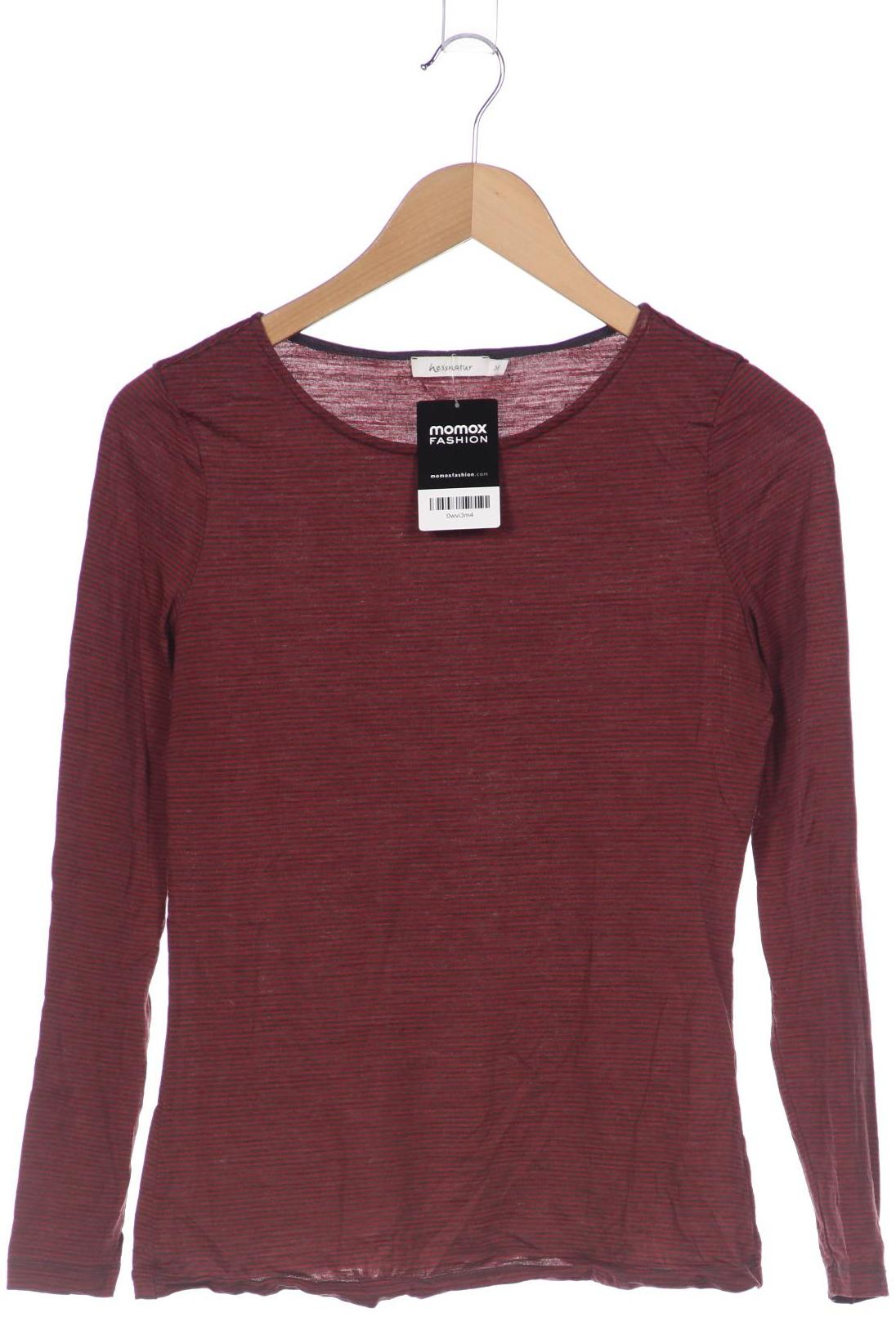 

hessnatur Damen Langarmshirt, bordeaux, Gr. 36