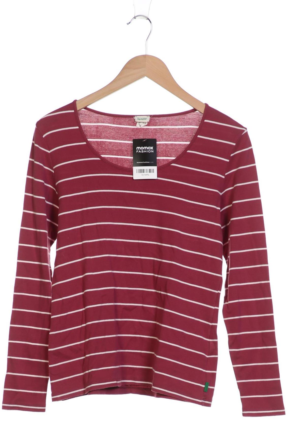 

hessnatur Damen Langarmshirt, bordeaux, Gr. 40