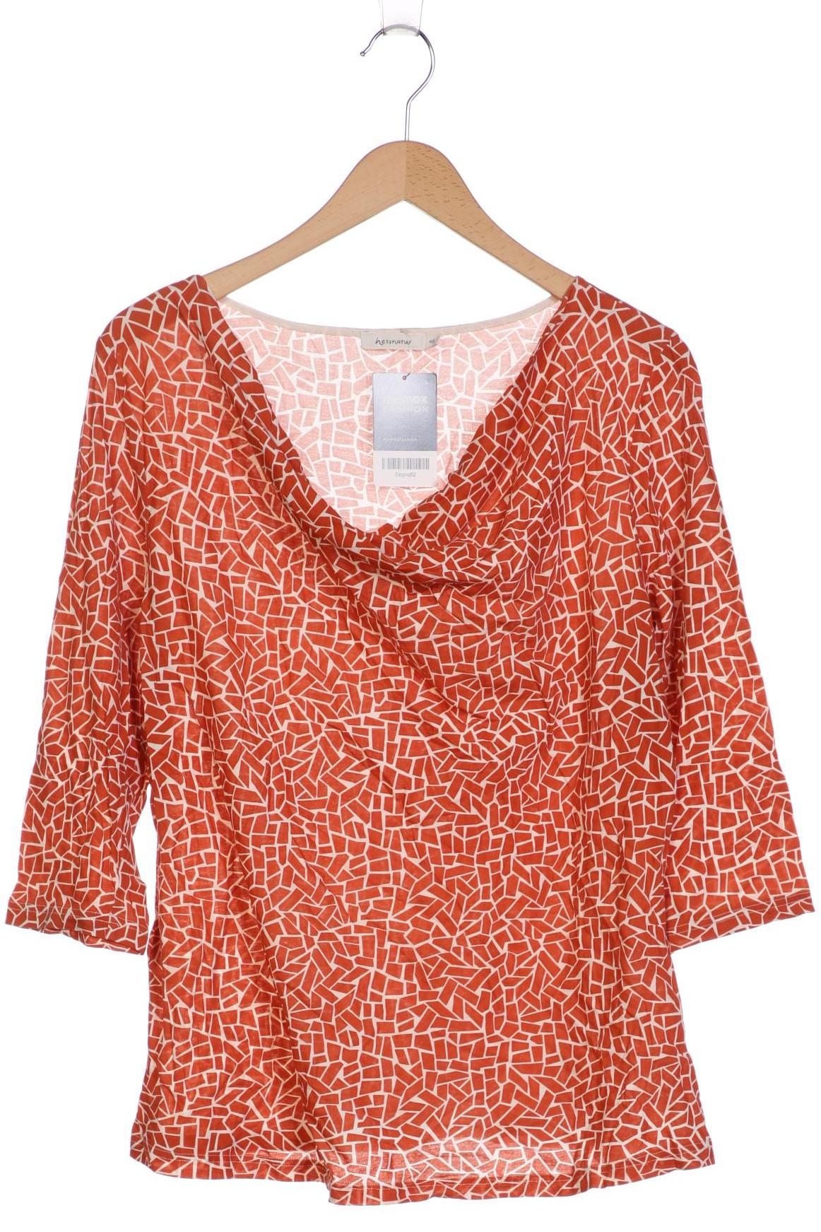 

hessnatur Damen Langarmshirt, orange, Gr. 48