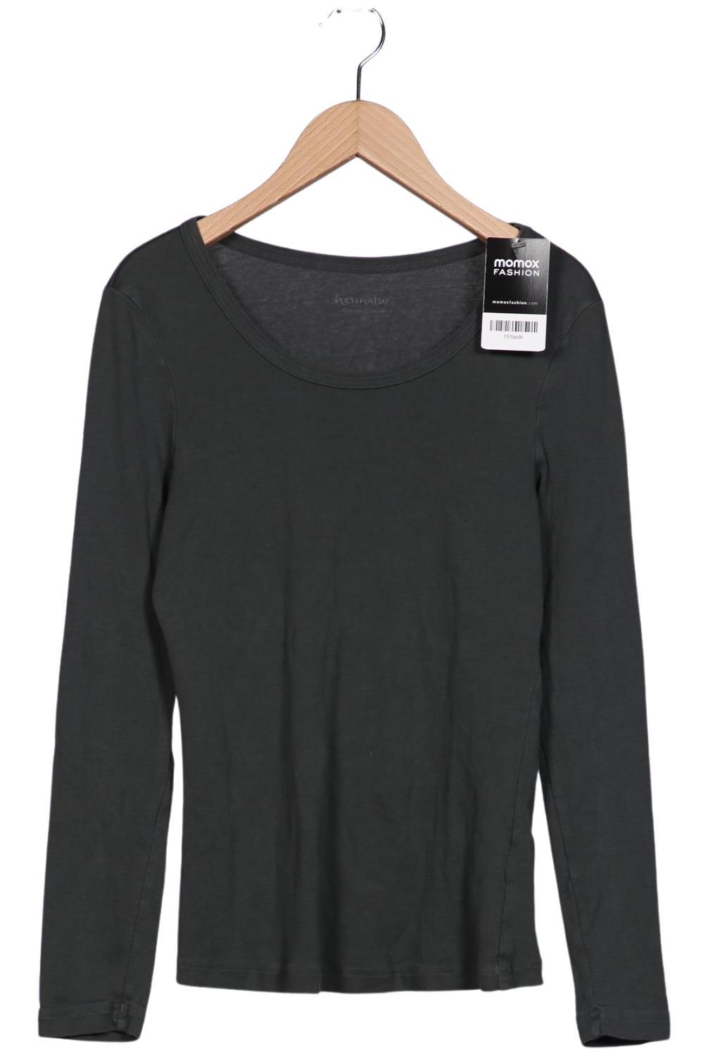 

hessnatur Damen Langarmshirt, grau, Gr. 38