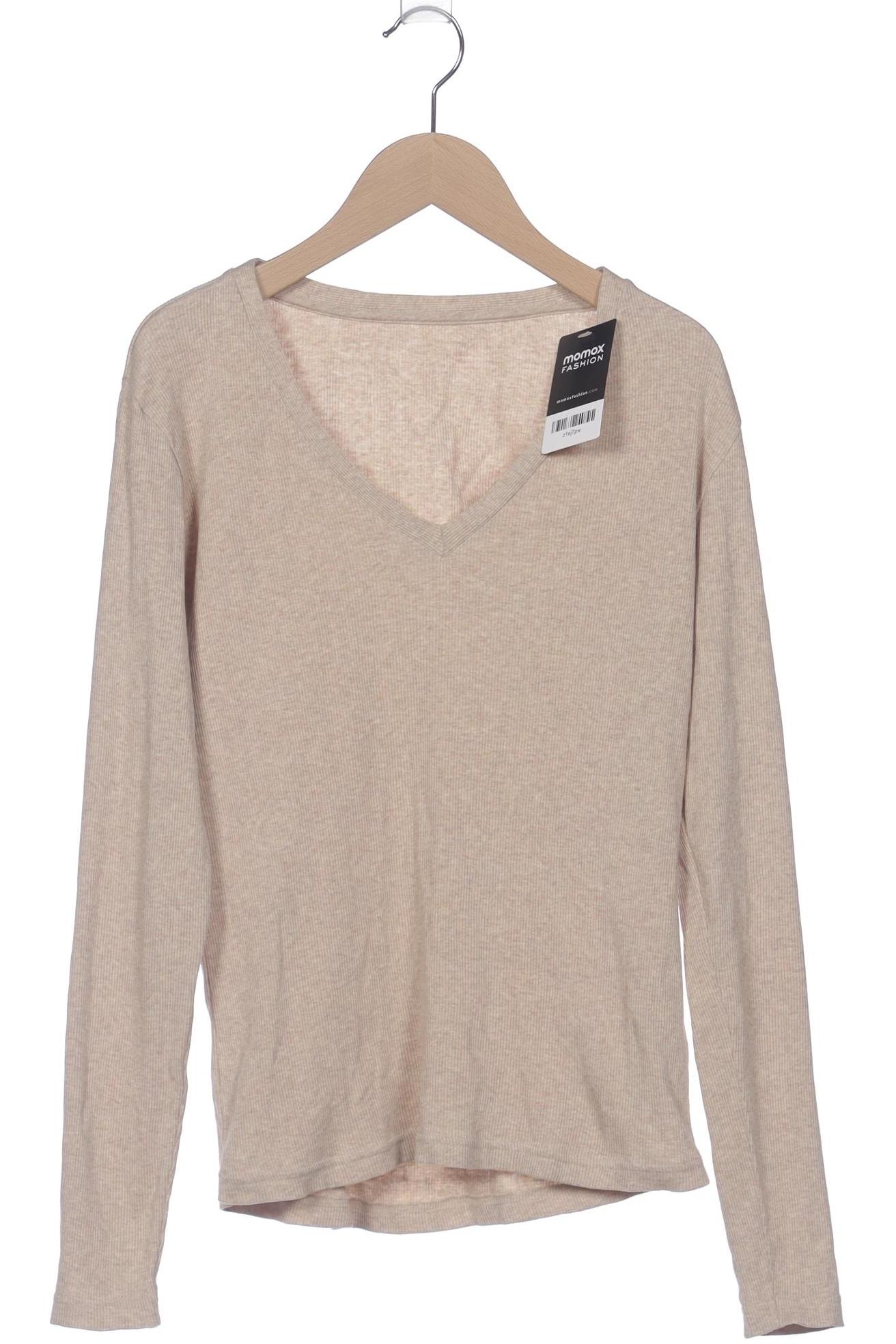 

hessnatur Damen Langarmshirt, beige, Gr. 42