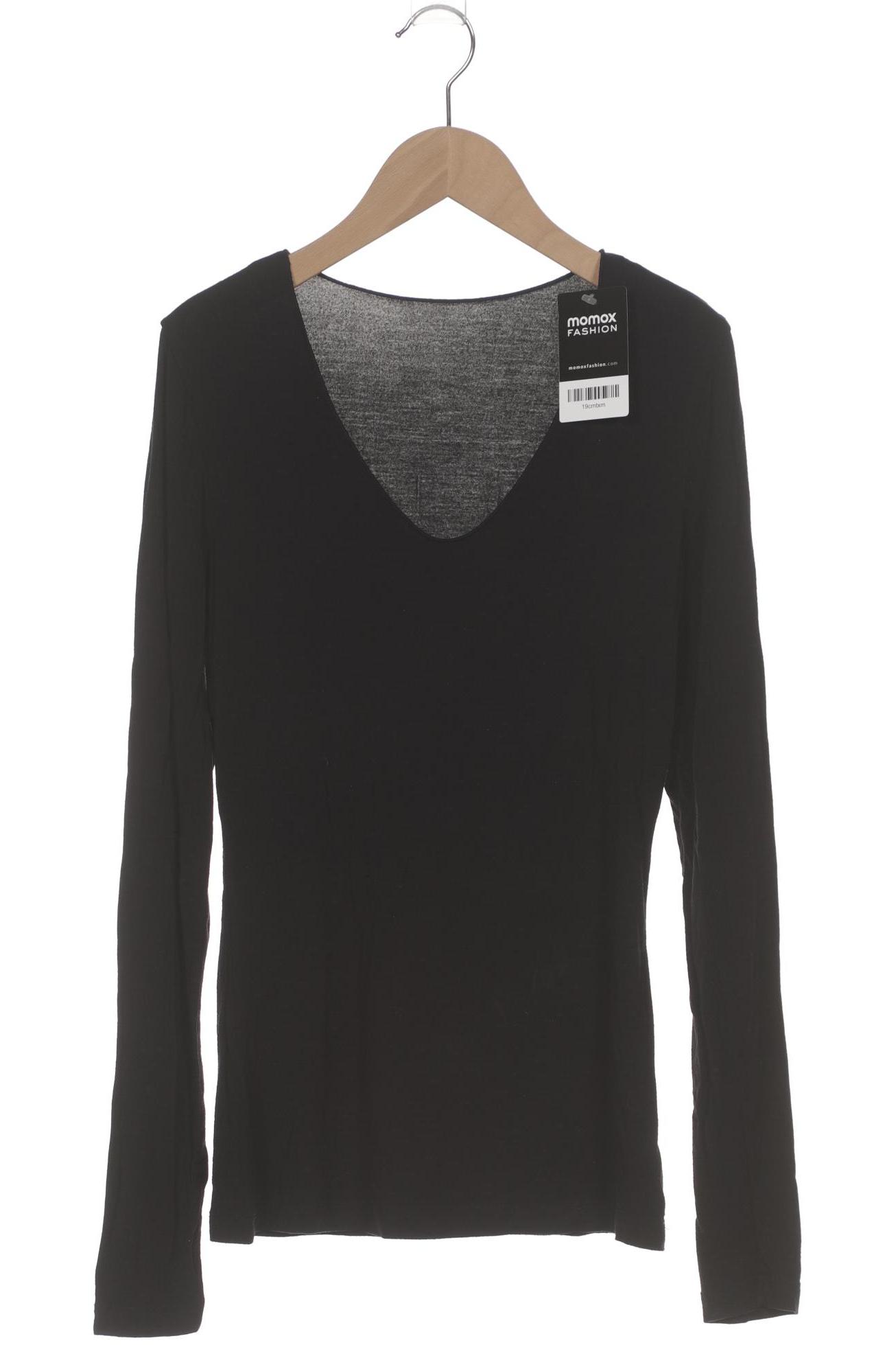 

hessnatur Damen Langarmshirt, schwarz, Gr. 34
