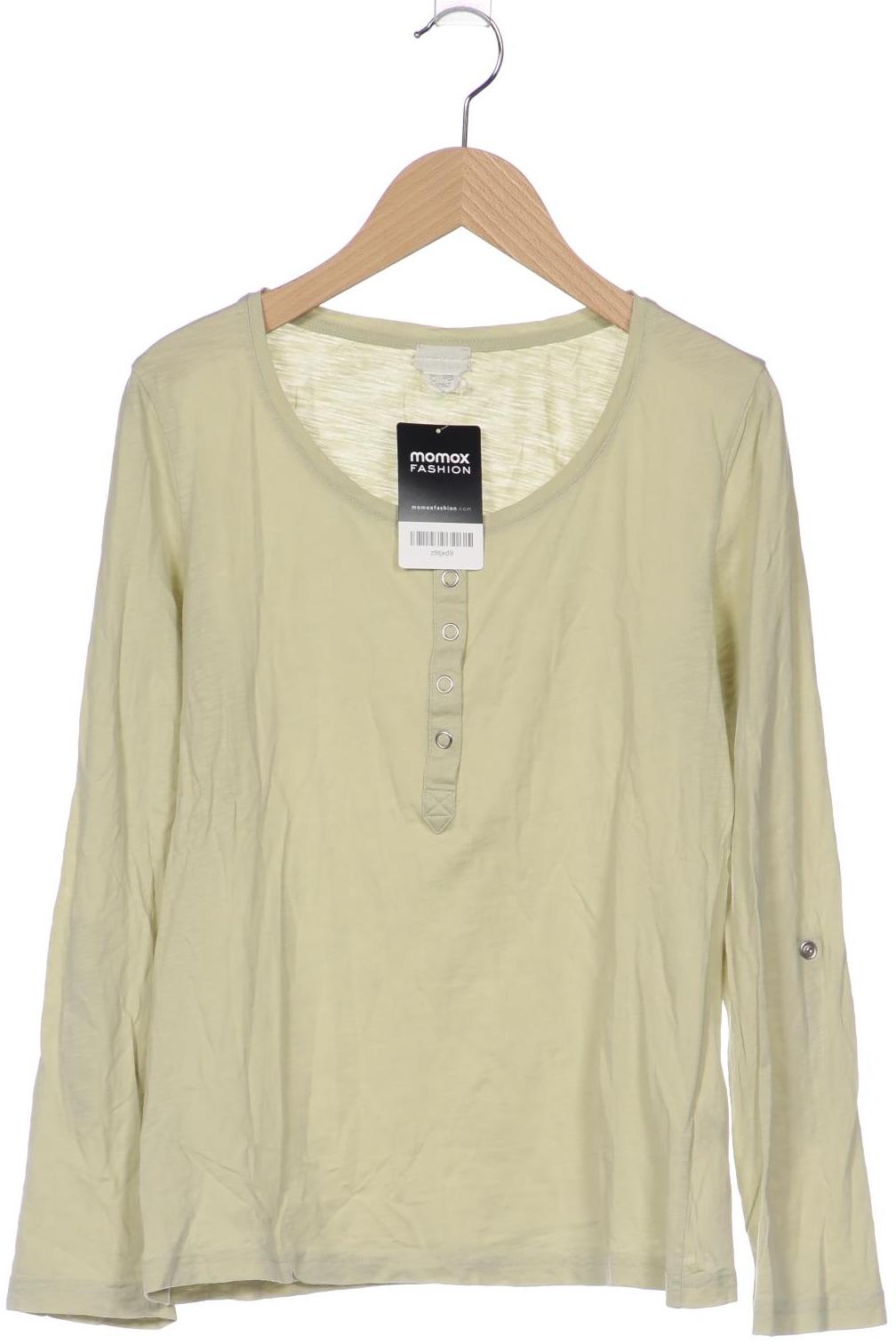 

hessnatur Damen Langarmshirt, hellgrün, Gr. 36