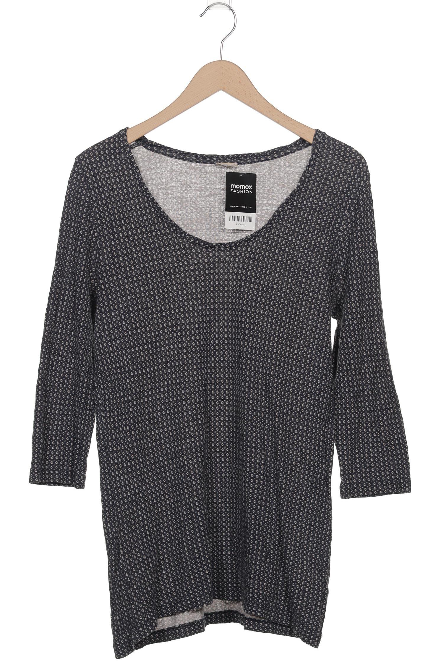 

hessnatur Damen Langarmshirt, marineblau, Gr. 38