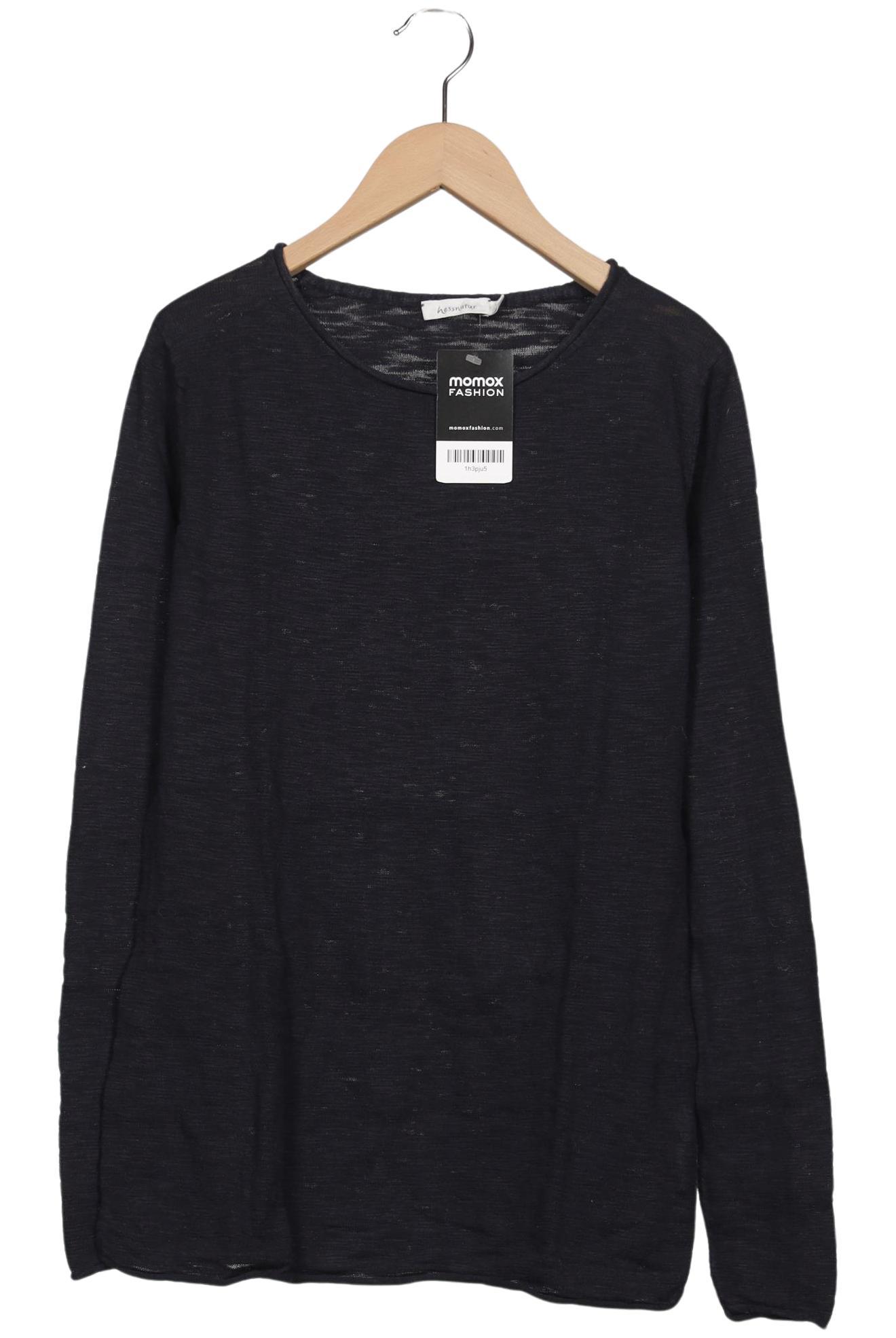 

hessnatur Damen Langarmshirt, marineblau, Gr. 36