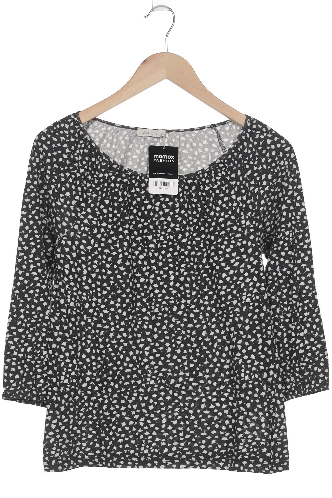 

hessnatur Damen Langarmshirt, schwarz, Gr. 36