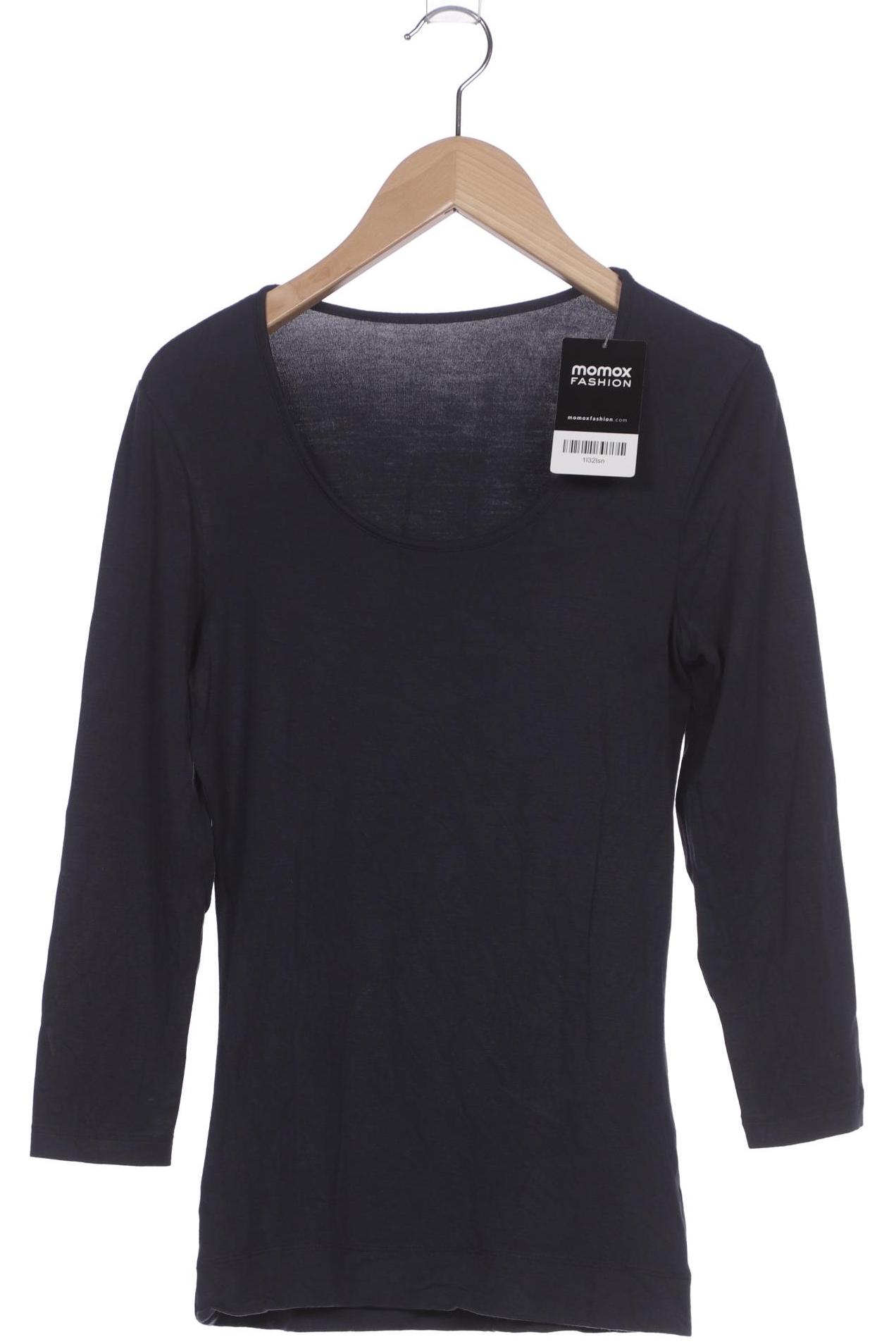 

hessnatur Damen Langarmshirt, marineblau, Gr. 34