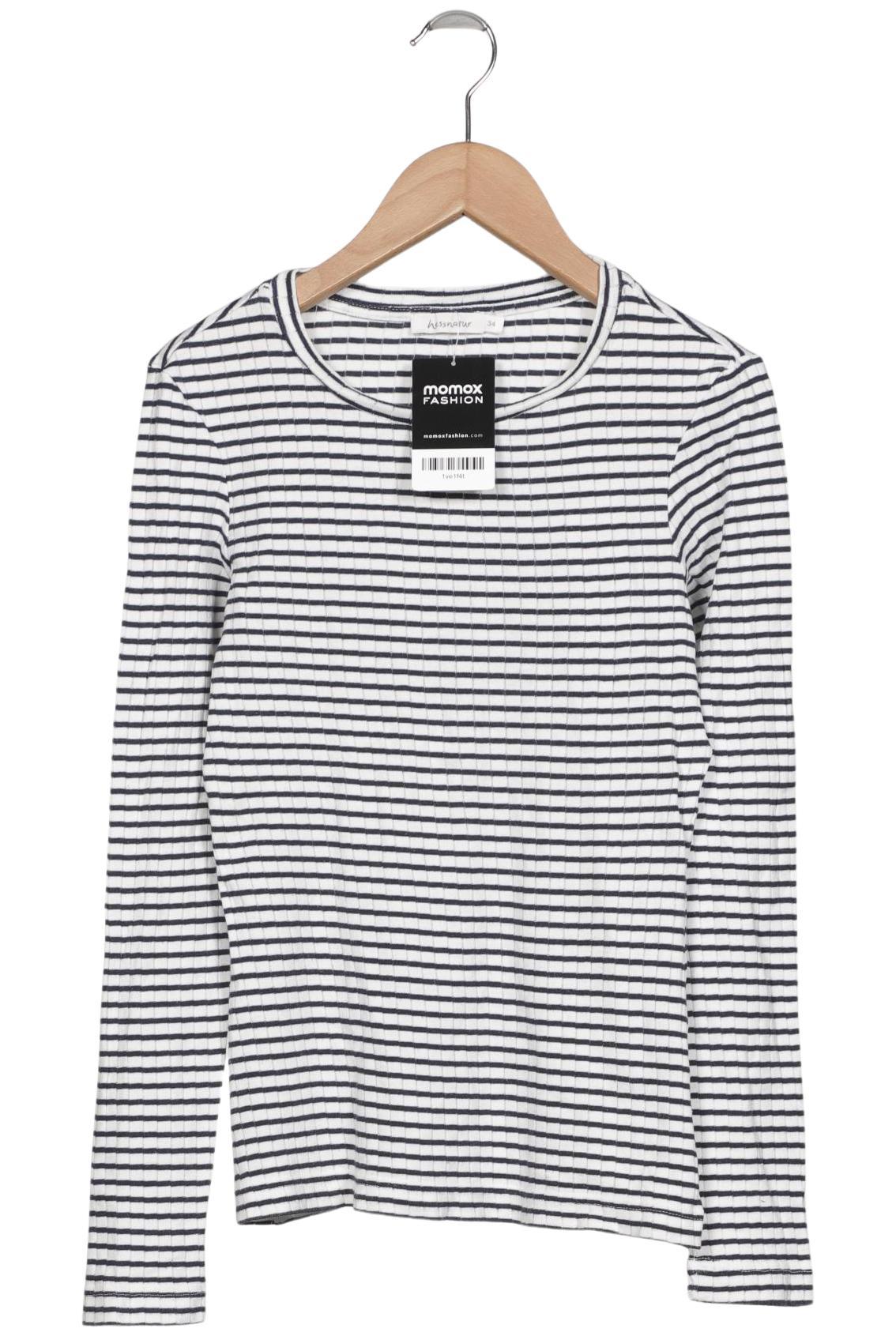 

hessnatur Damen Langarmshirt, mehrfarbig, Gr. 34