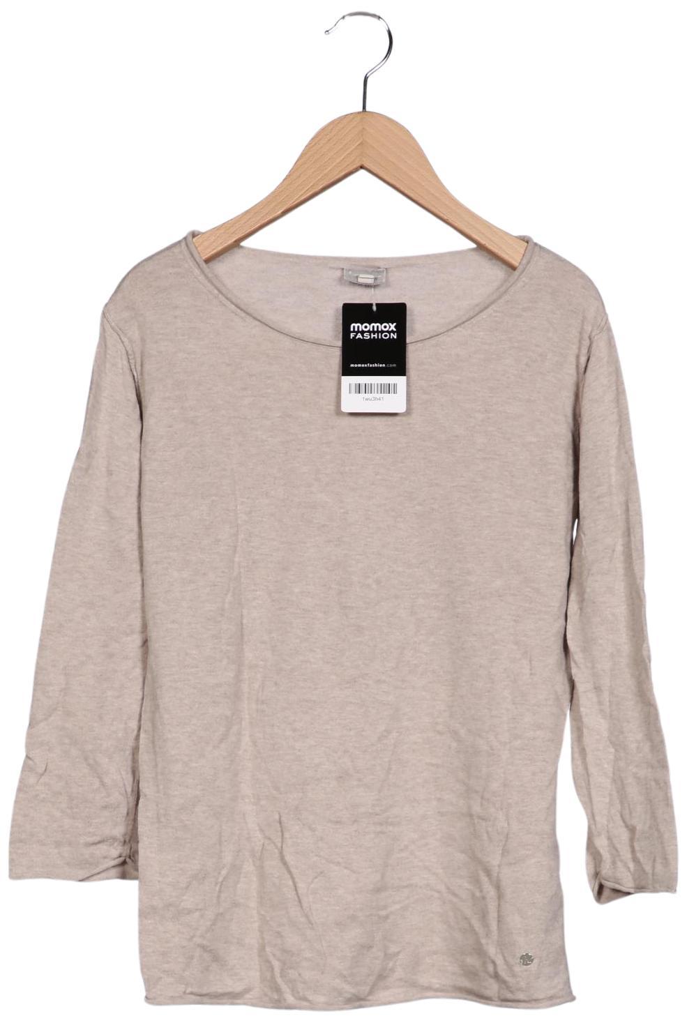 

hessnatur Damen Langarmshirt, beige, Gr. 34
