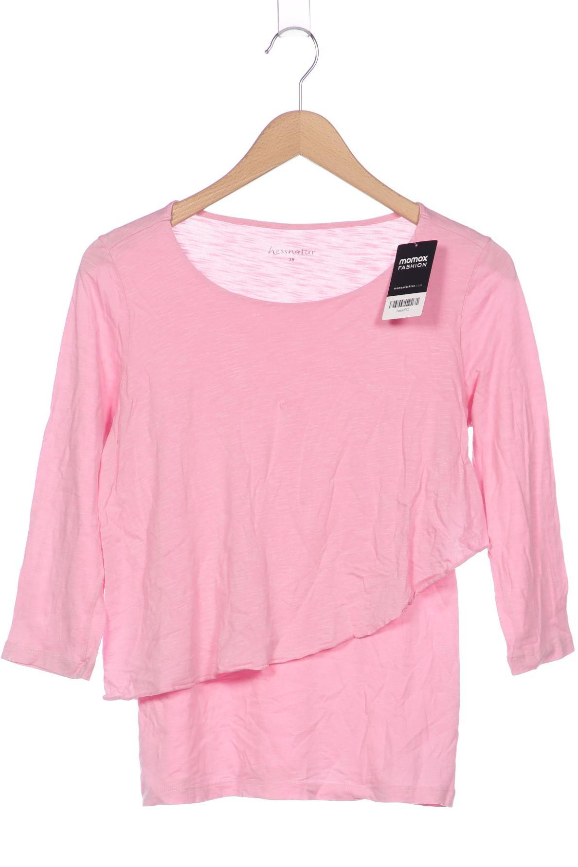 

hessnatur Damen Langarmshirt, pink, Gr. 38