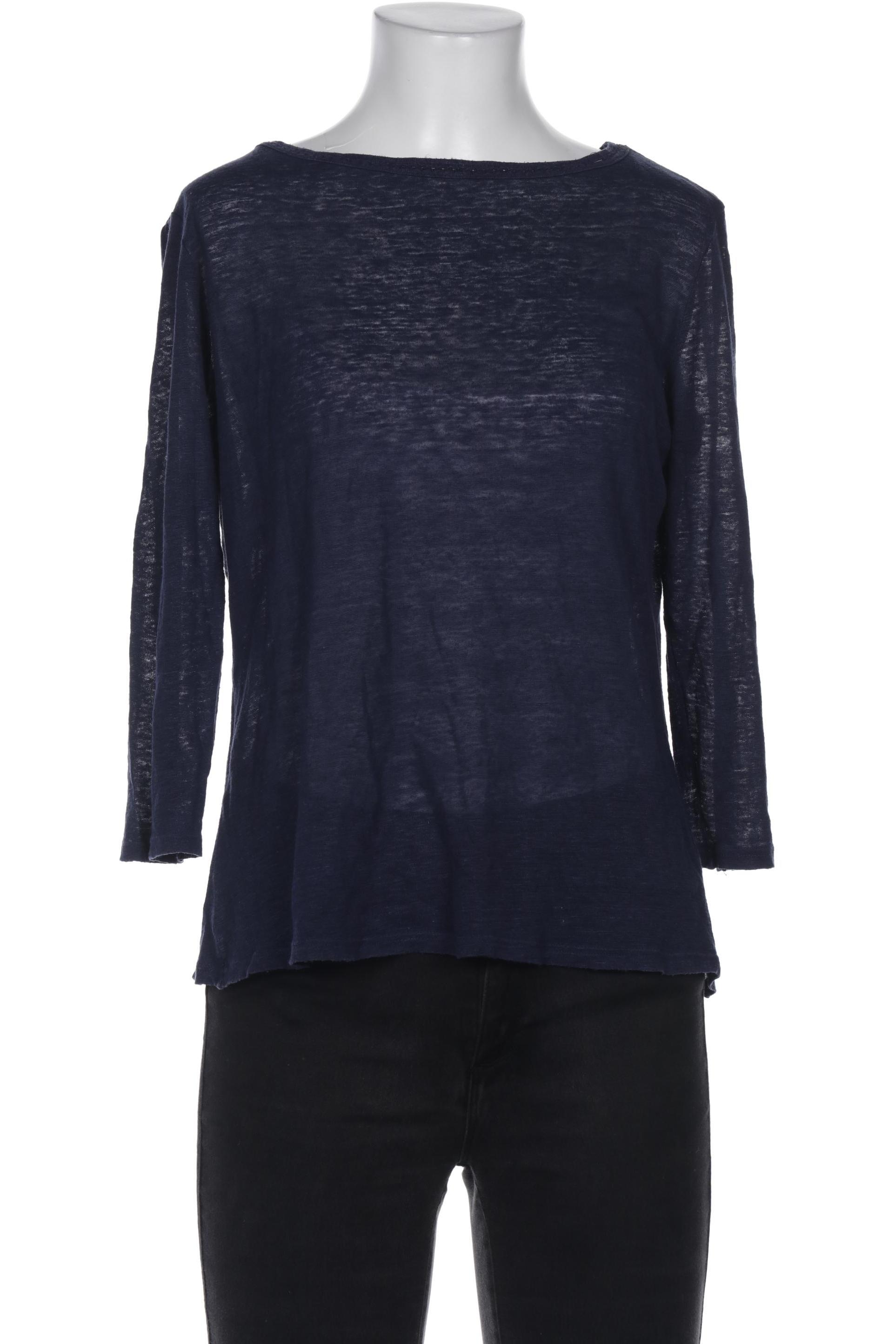 

hessnatur Damen Langarmshirt, blau, Gr. 40