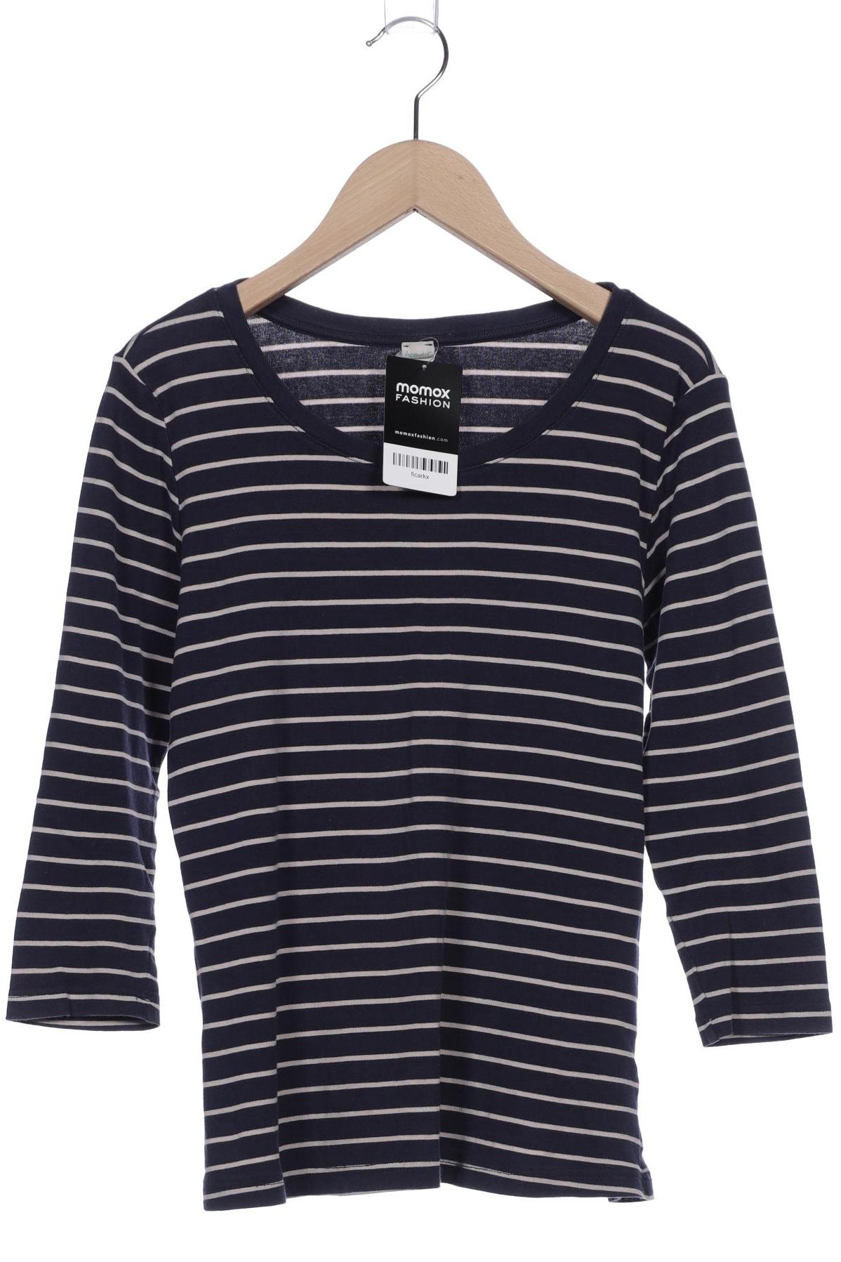 

hessnatur Damen Langarmshirt, marineblau, Gr. 34
