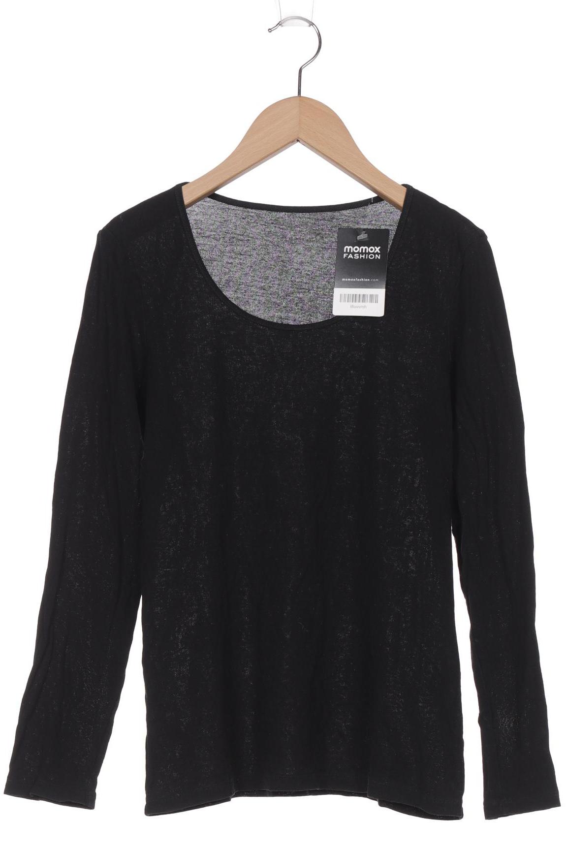 

hessnatur Damen Langarmshirt, schwarz, Gr. 36