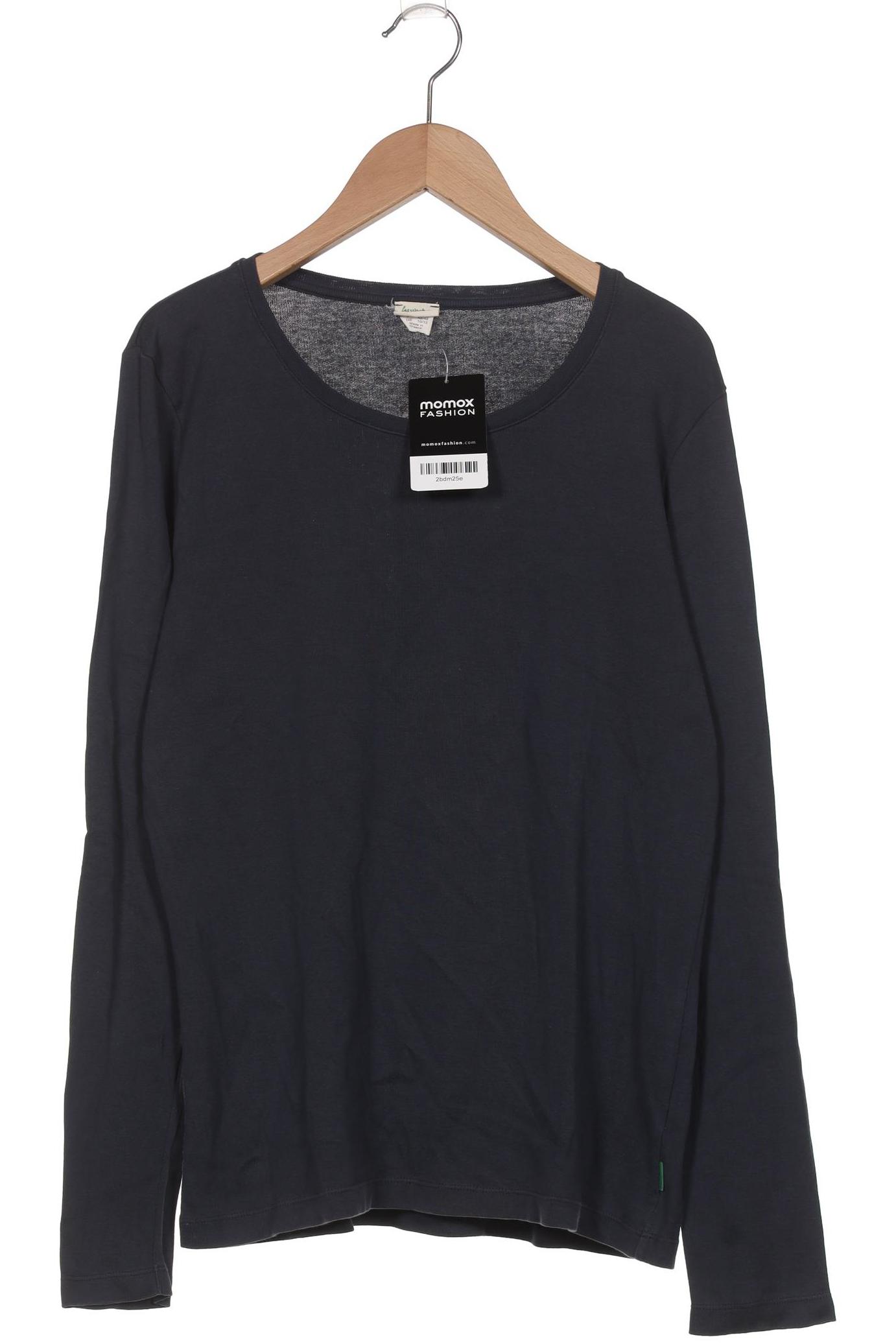 

hessnatur Damen Langarmshirt, marineblau, Gr. 40