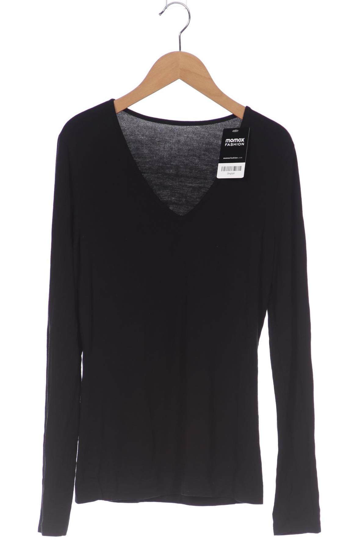 

hessnatur Damen Langarmshirt, schwarz, Gr. 40