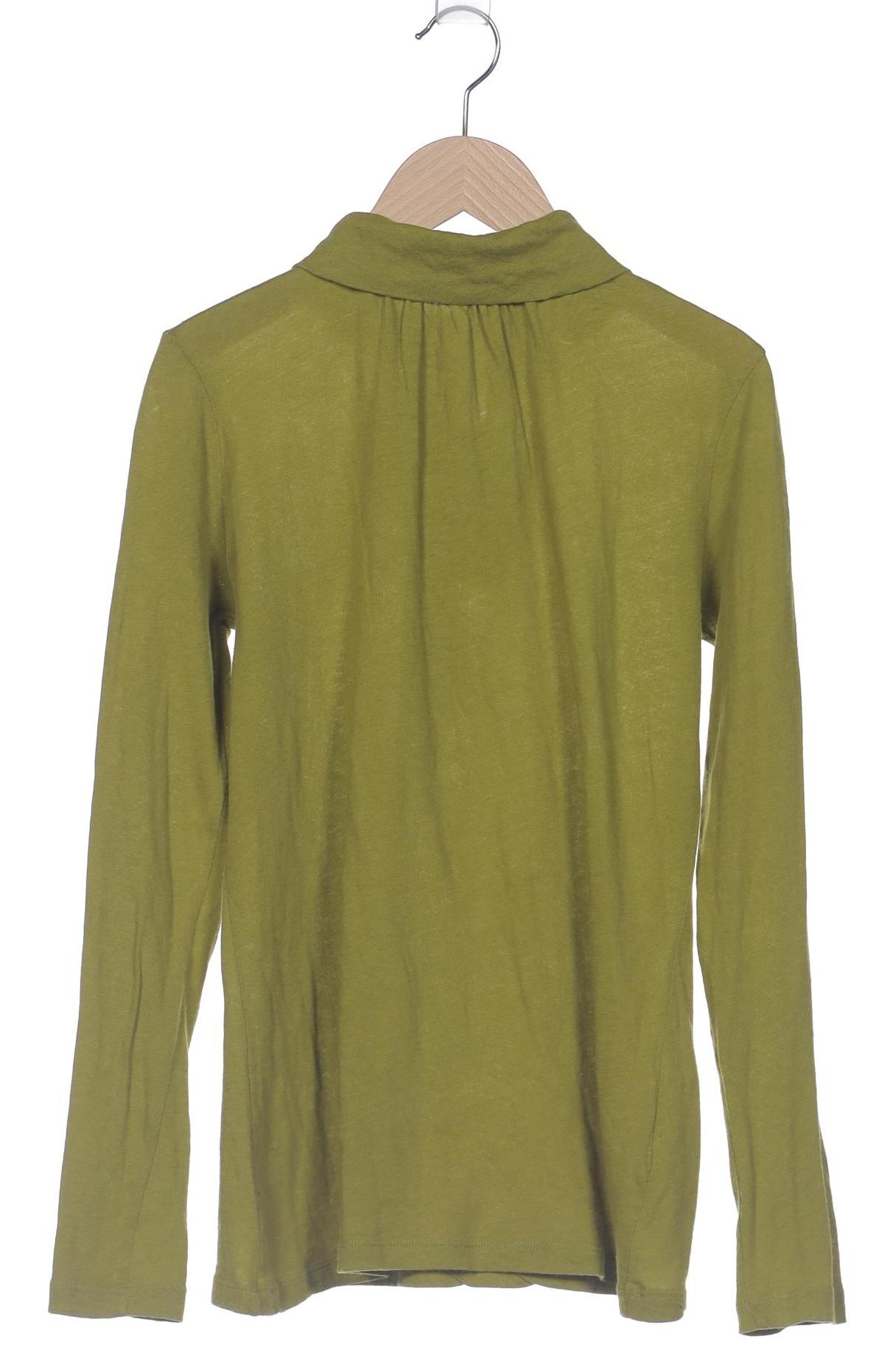 

hessnatur Damen Langarmshirt, grün, Gr. 36