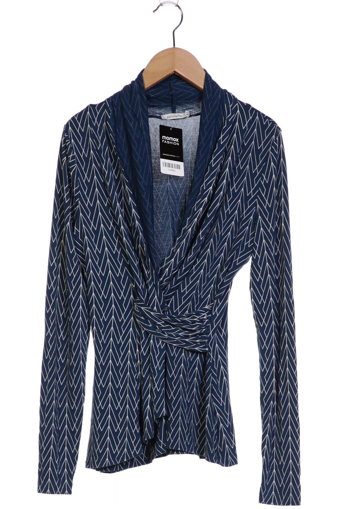 

hessnatur Damen Langarmshirt, blau, Gr. 36