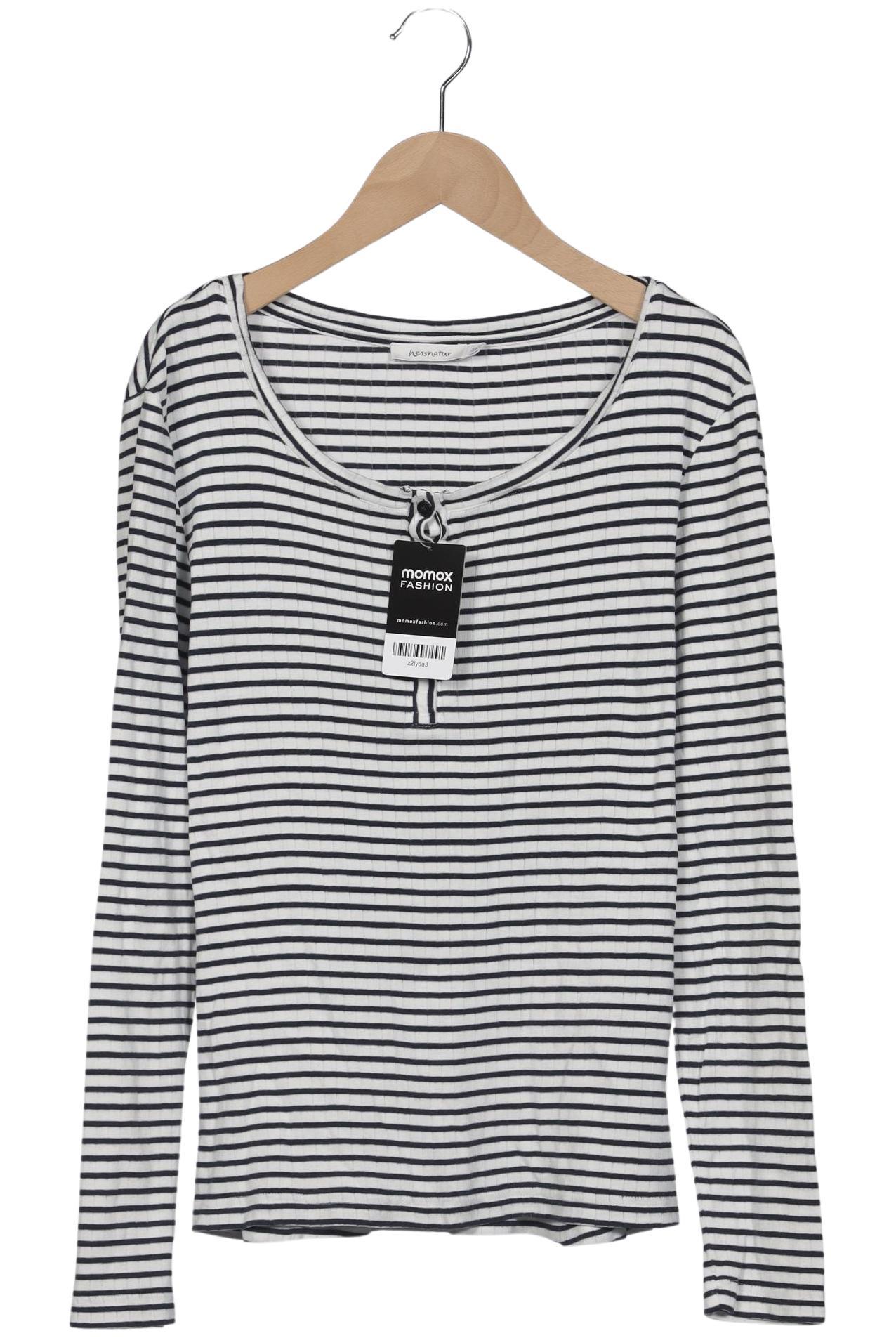 

hessnatur Damen Langarmshirt, weiß, Gr. 38