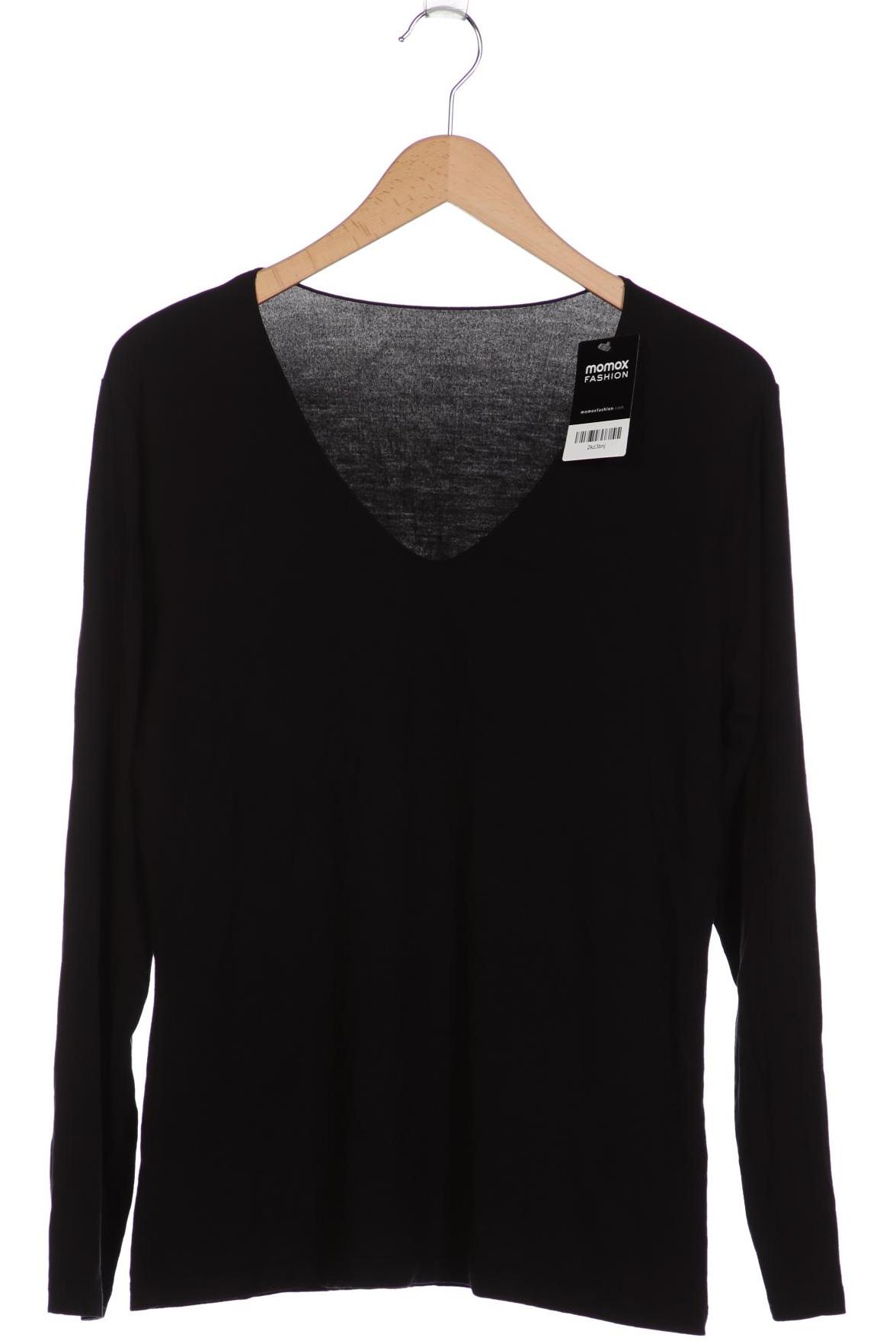 

hessnatur Damen Langarmshirt, schwarz, Gr. 42