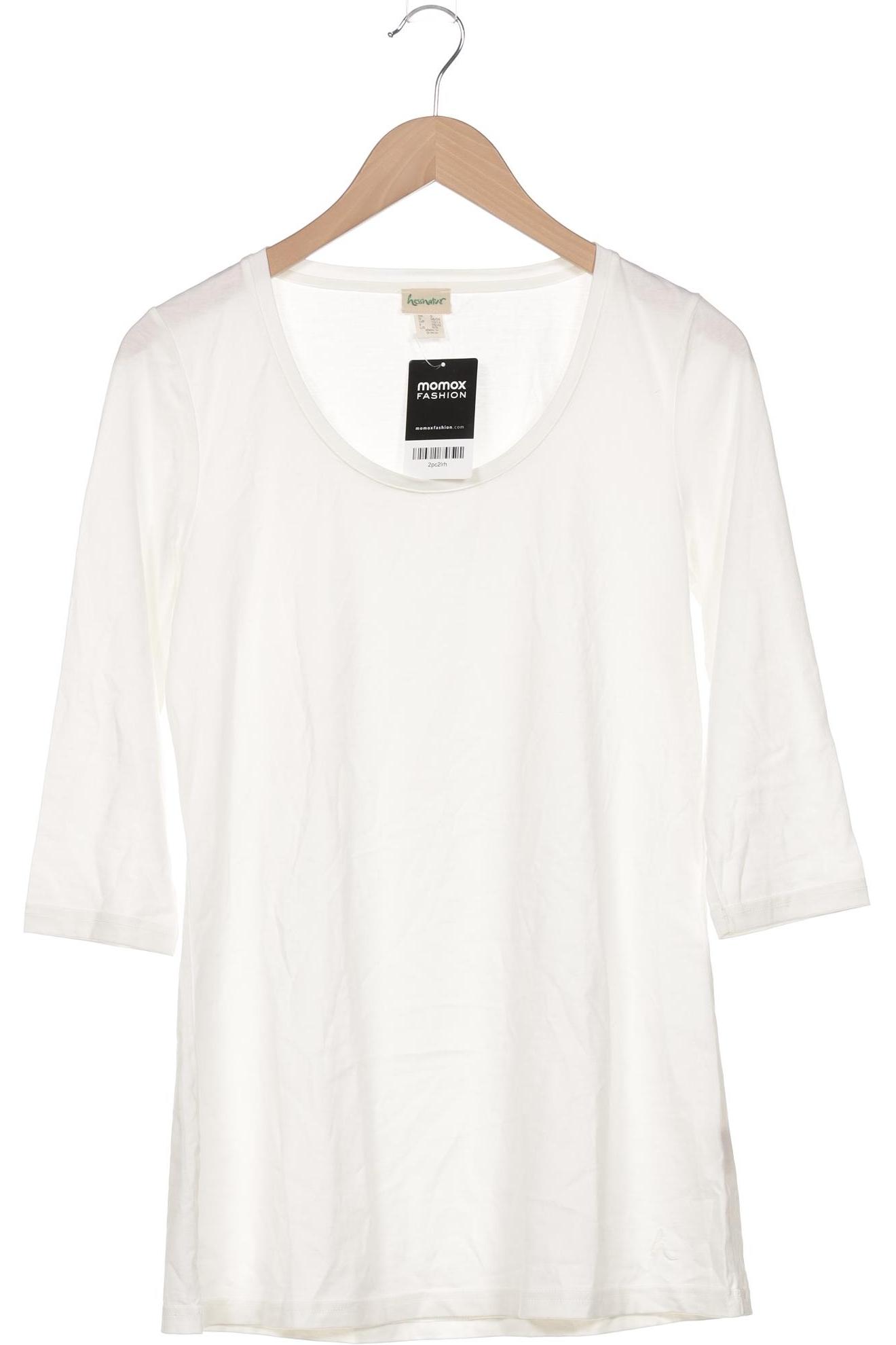 

hessnatur Damen Langarmshirt, cremeweiß, Gr. 36