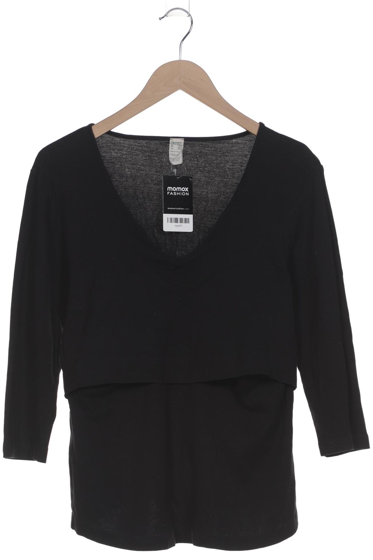 

hessnatur Damen Langarmshirt, schwarz, Gr. 40