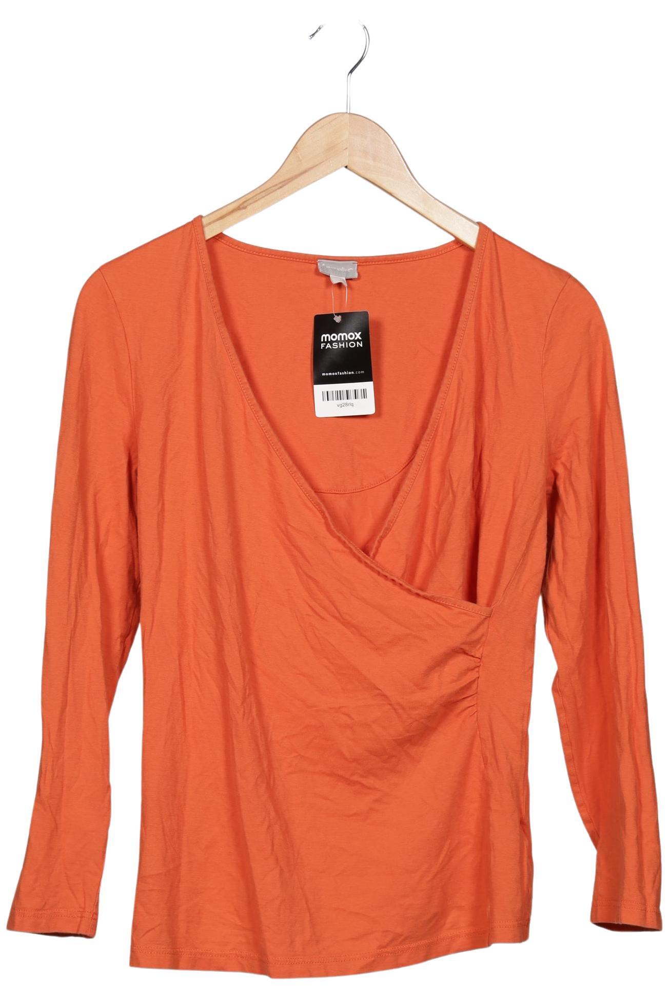 

hessnatur Damen Langarmshirt, orange, Gr. 42
