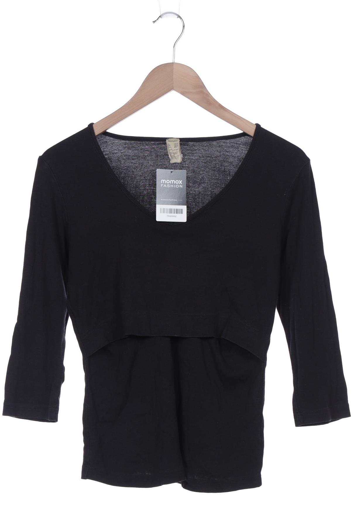 

hessnatur Damen Langarmshirt, schwarz, Gr. 36