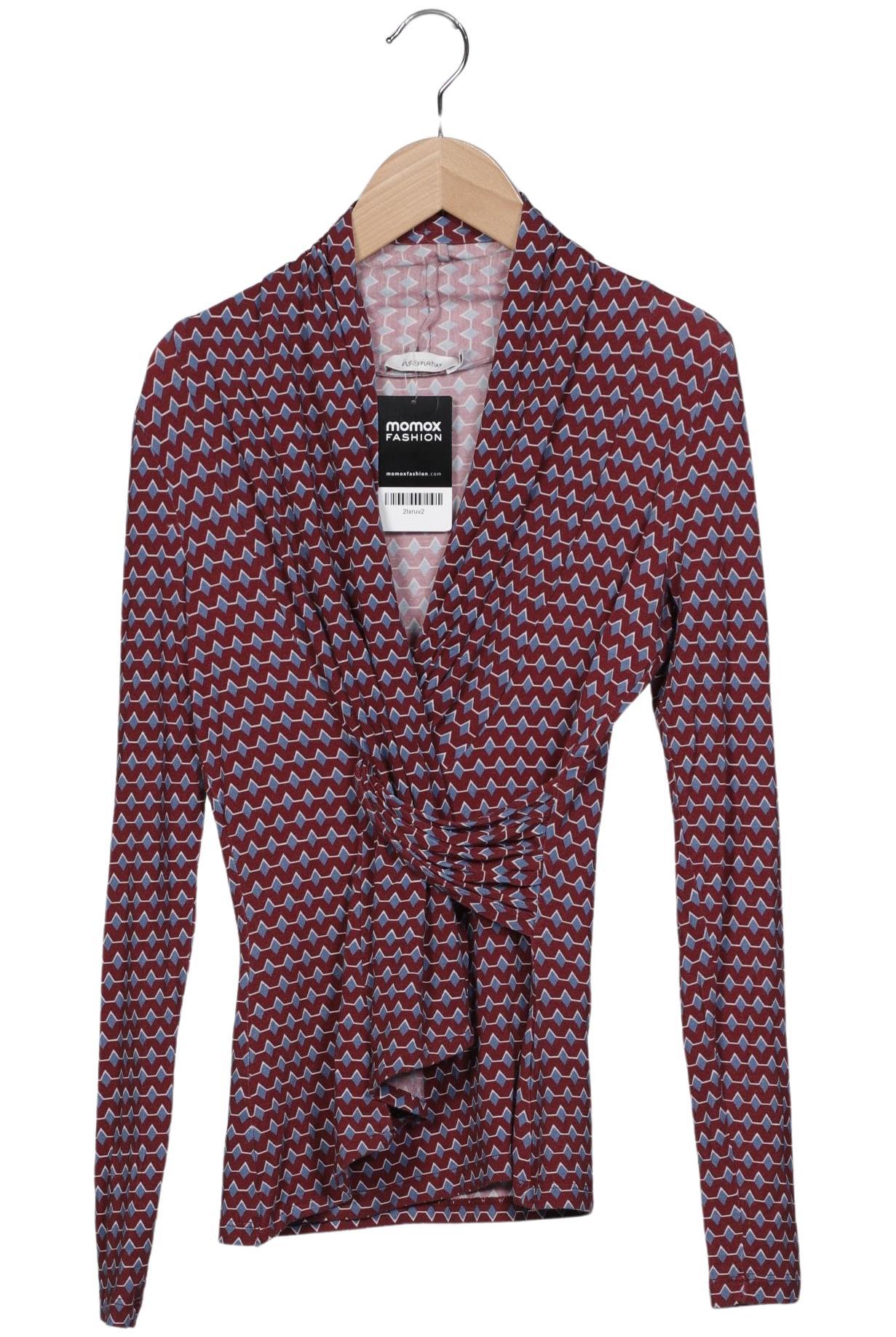 

hessnatur Damen Langarmshirt, bordeaux, Gr. 34