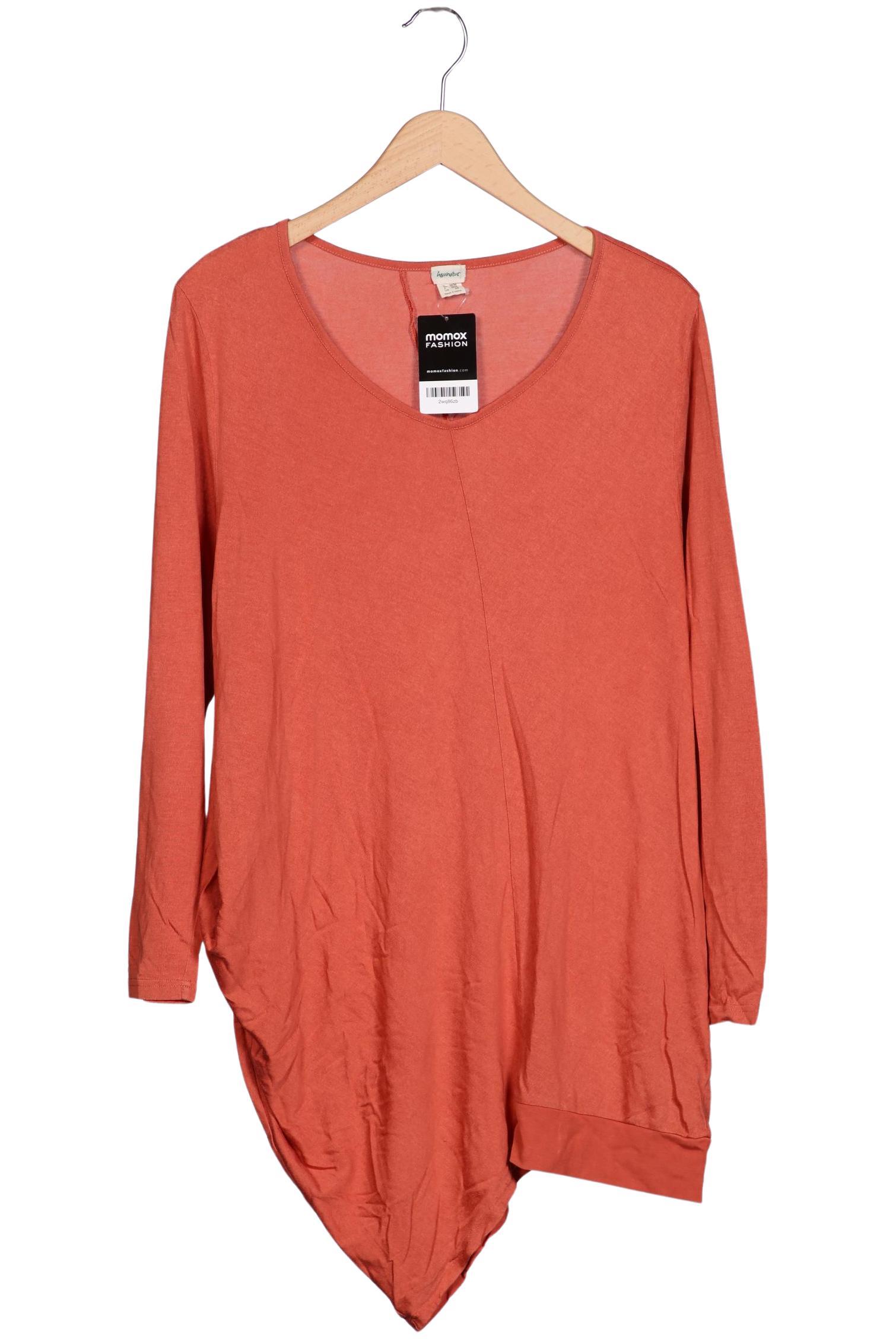 

hessnatur Damen Langarmshirt, orange, Gr. 36