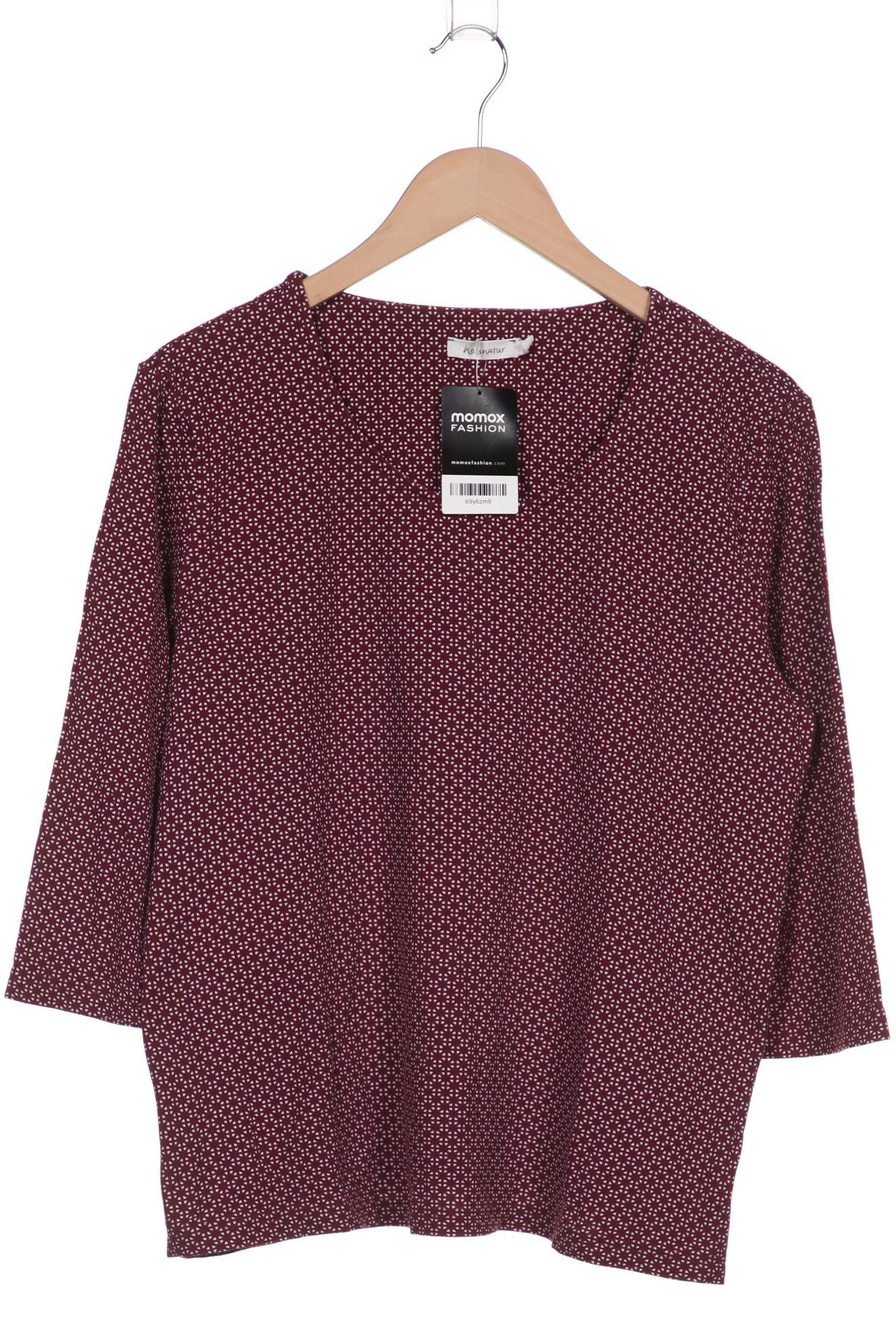 

hessnatur Damen Langarmshirt, bordeaux, Gr. 46