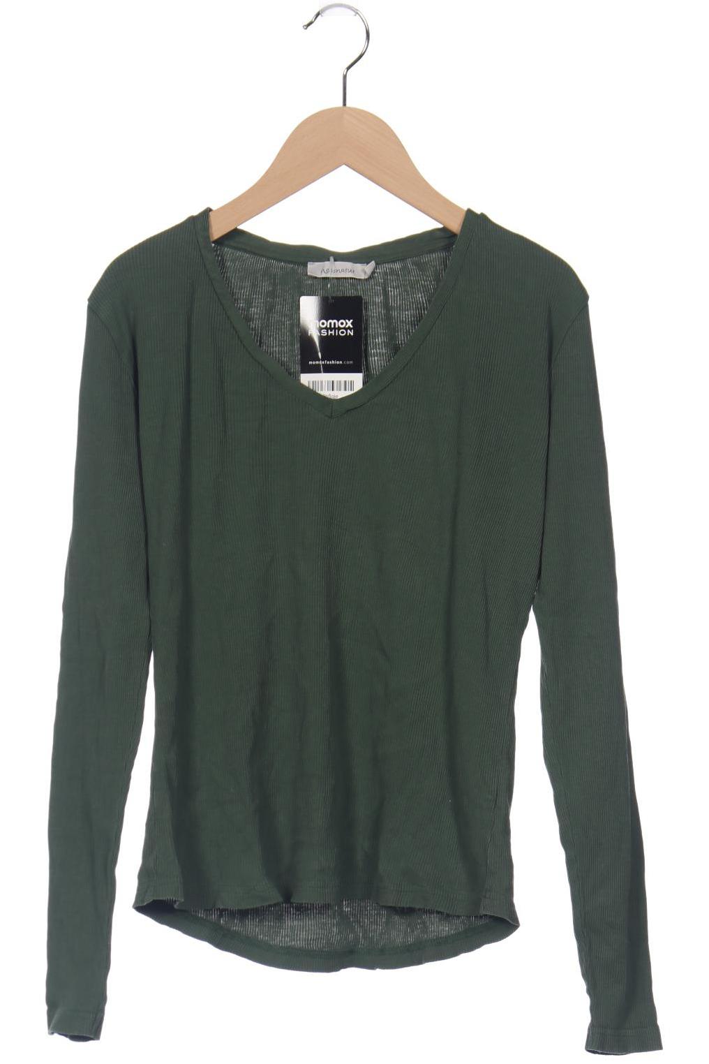 

hessnatur Damen Langarmshirt, grün, Gr. 36