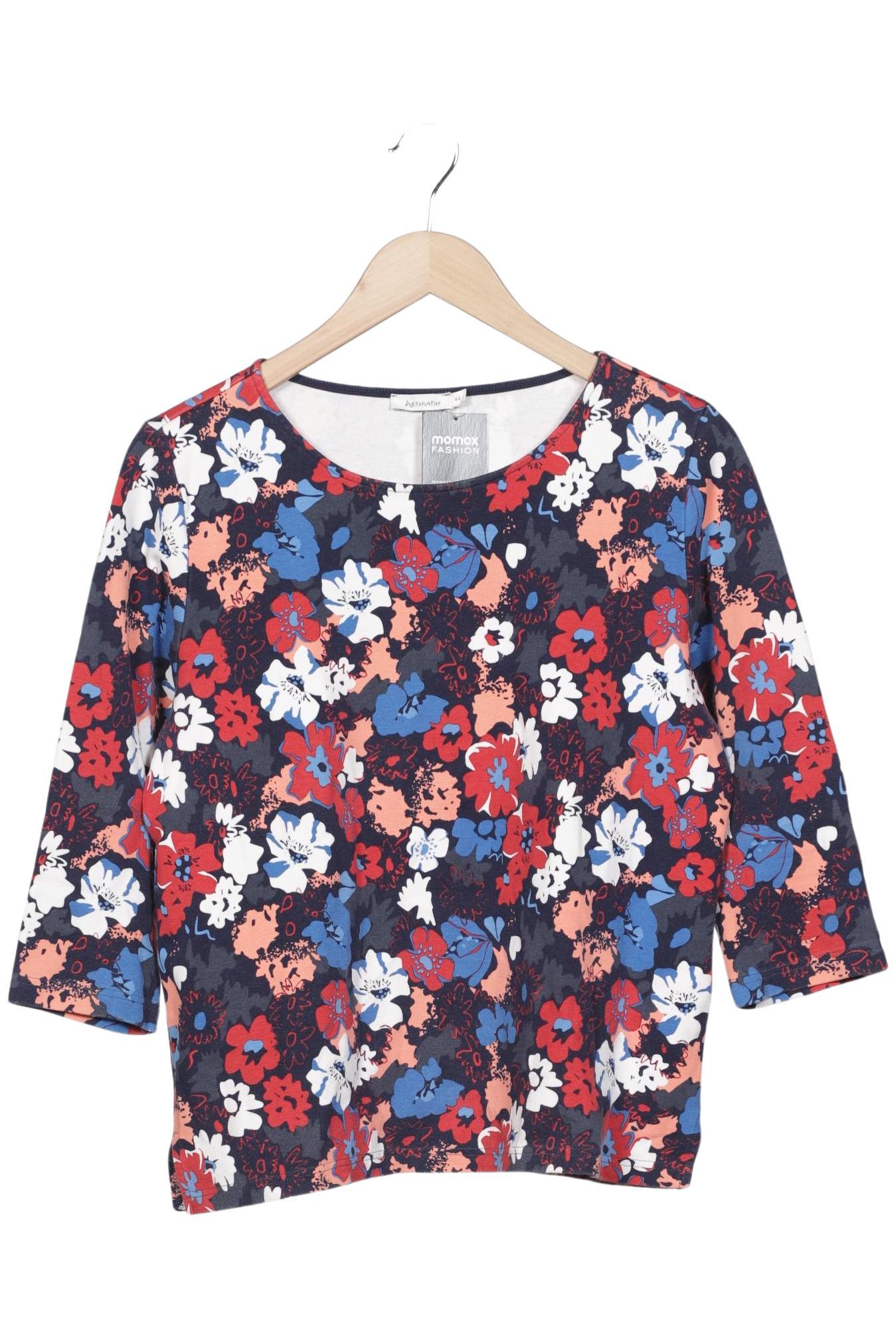 

hessnatur Damen Langarmshirt, mehrfarbig, Gr. 44