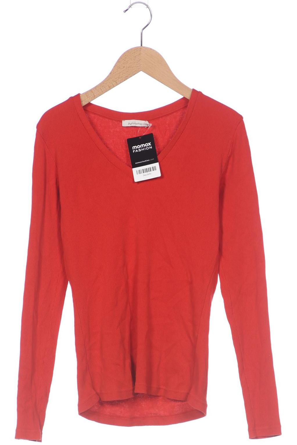 

hessnatur Damen Langarmshirt, rot, Gr. 36