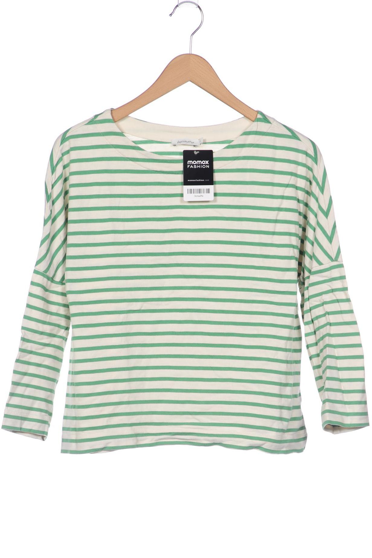 

hessnatur Damen Langarmshirt, weiß, Gr. 38