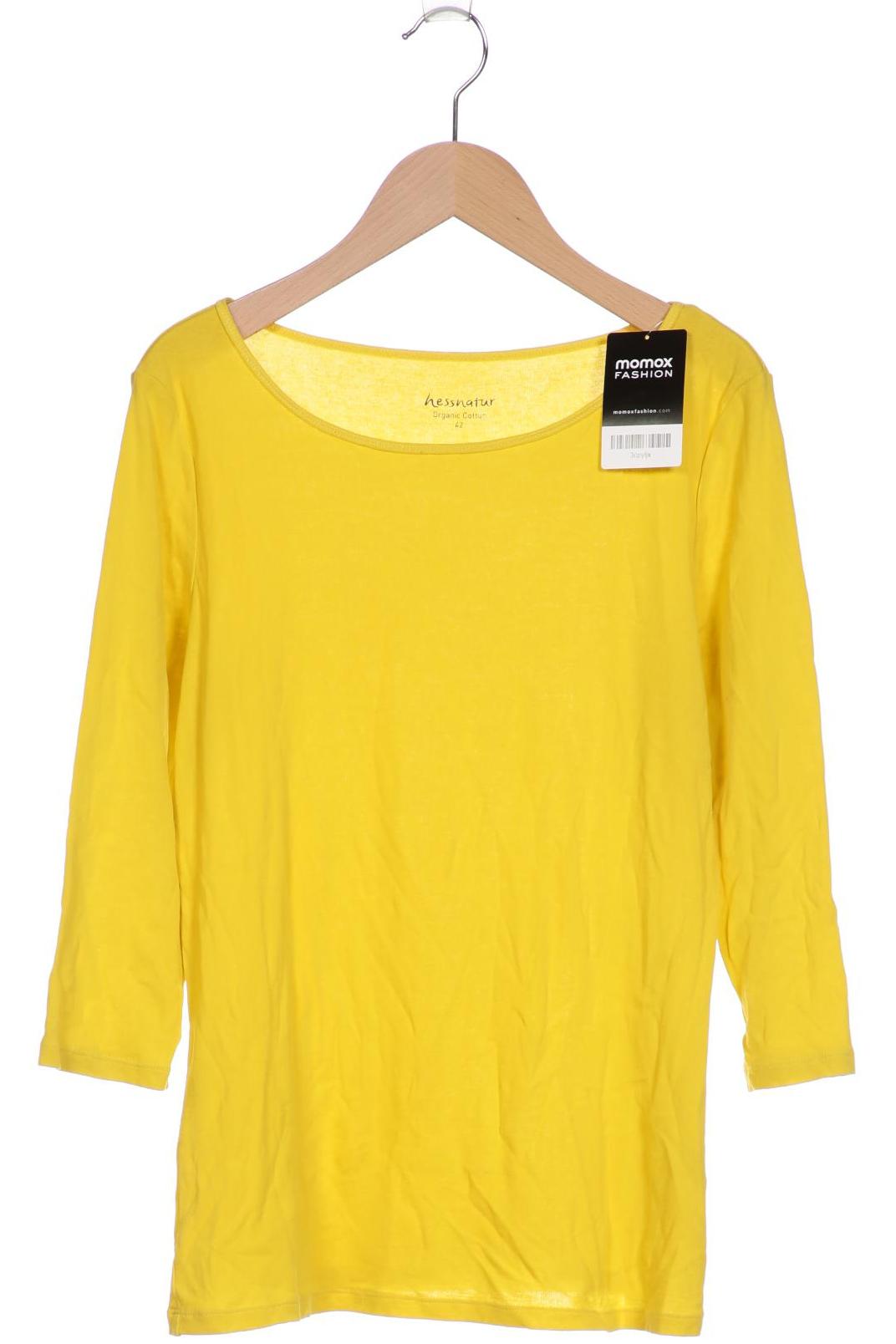 

hessnatur Damen Langarmshirt, gelb, Gr. 42