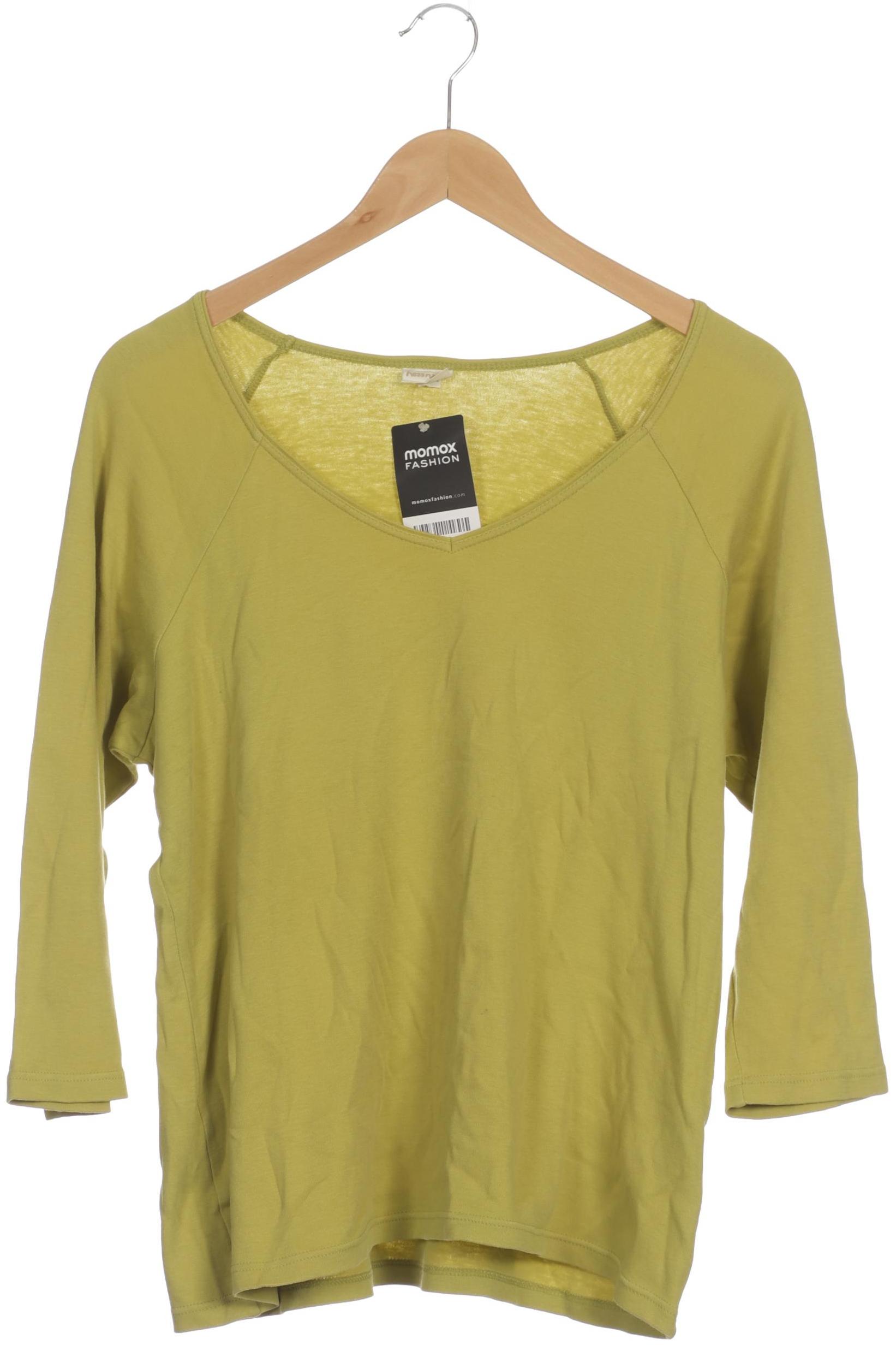 

hessnatur Damen Langarmshirt, grün, Gr. 42