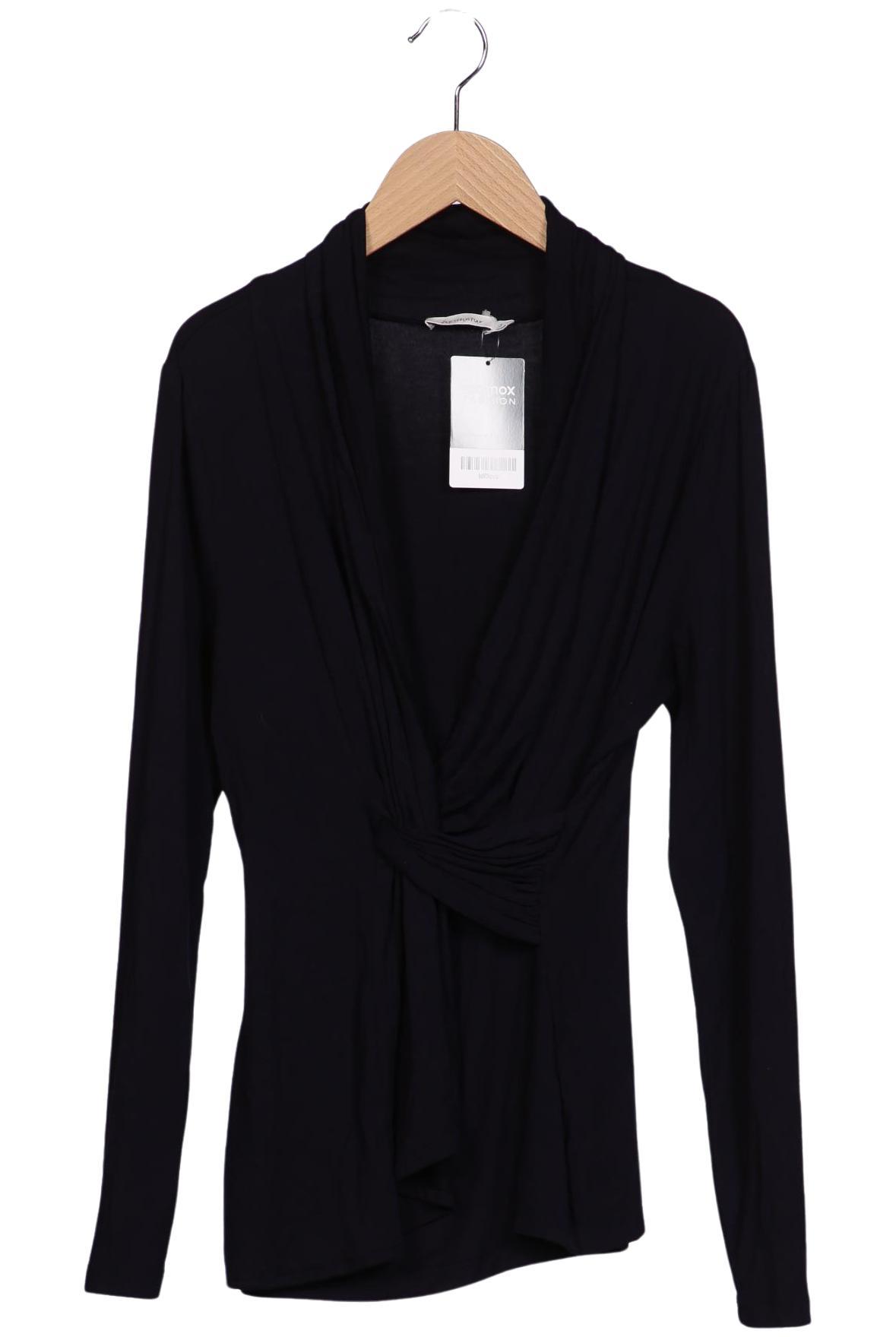 

hessnatur Damen Langarmshirt, schwarz, Gr. 38