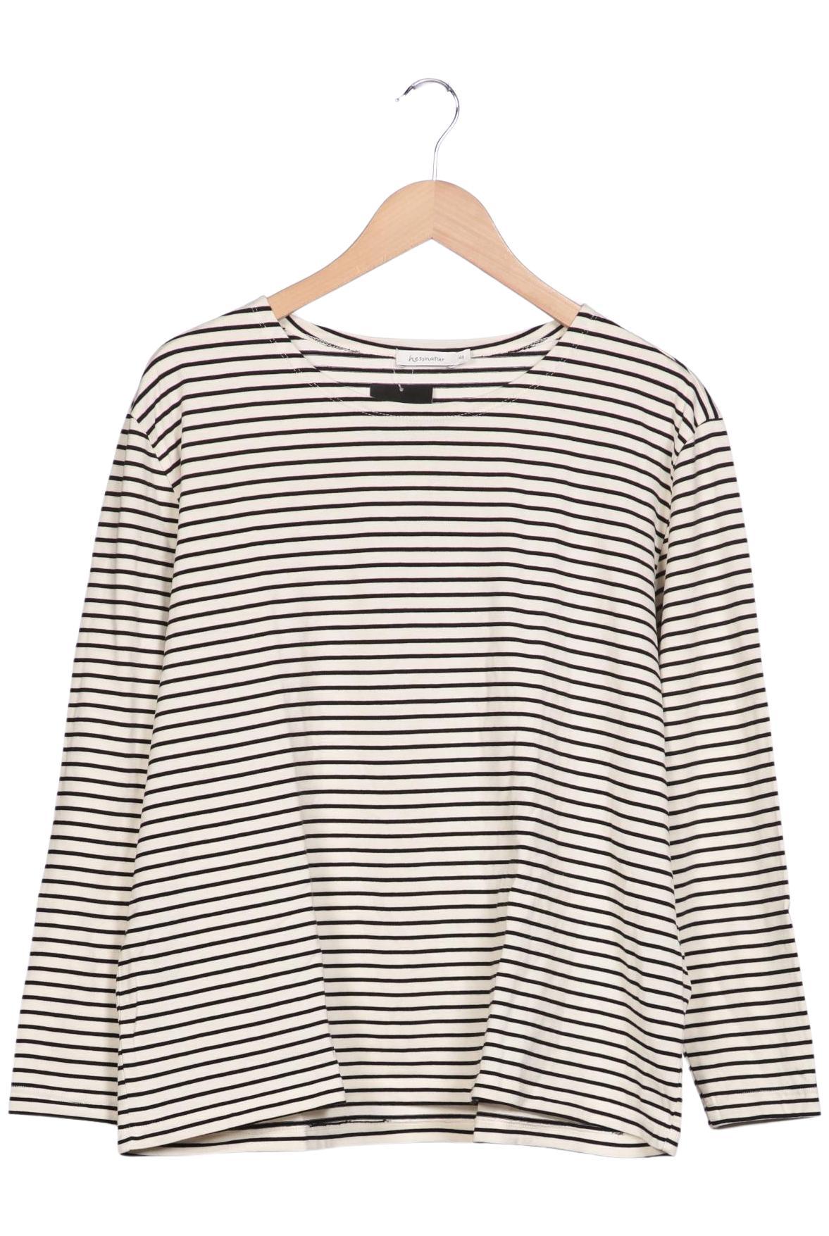 

hessnatur Damen Langarmshirt, mehrfarbig, Gr. 48