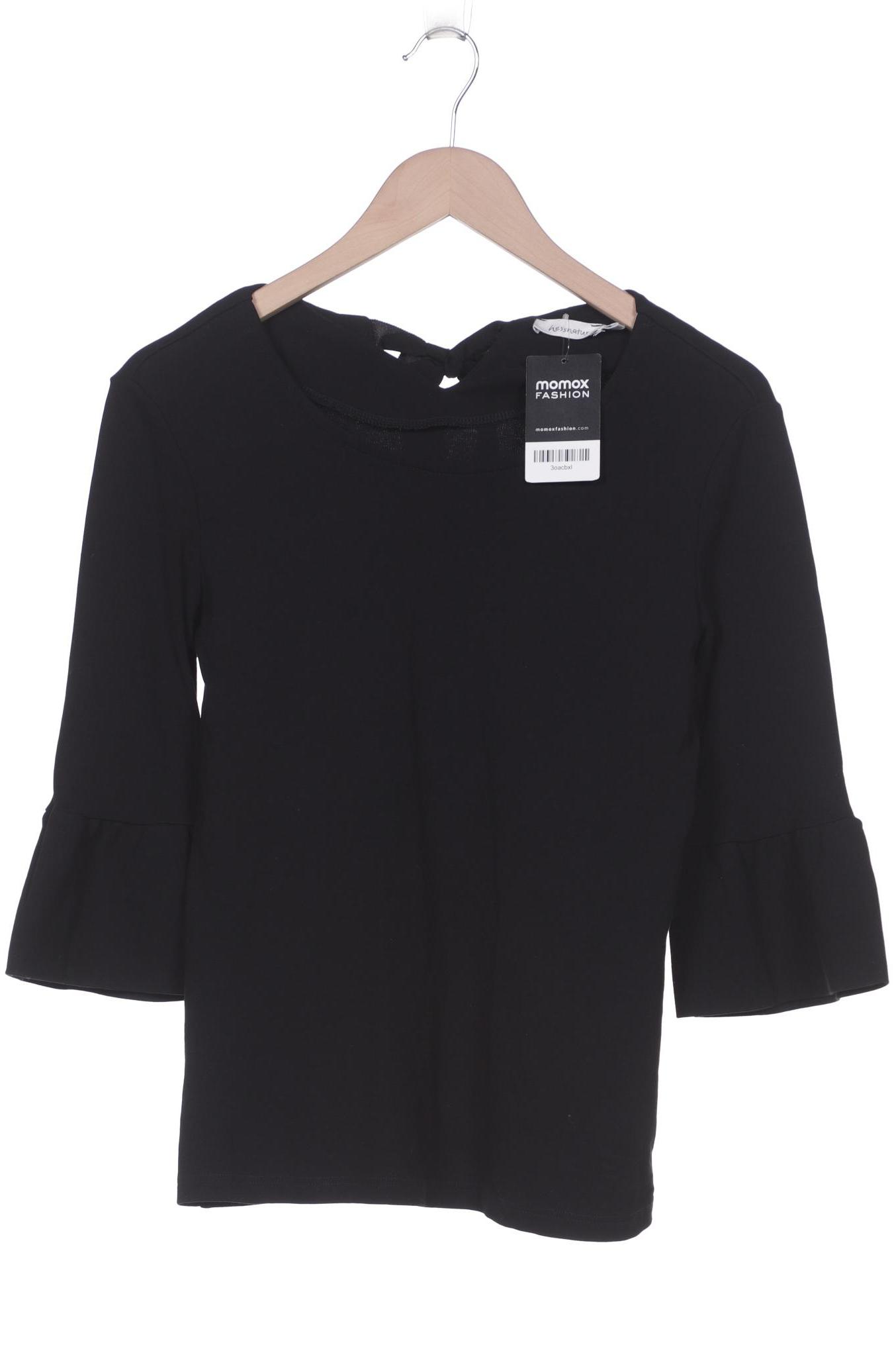

hessnatur Damen Langarmshirt, schwarz, Gr. 38