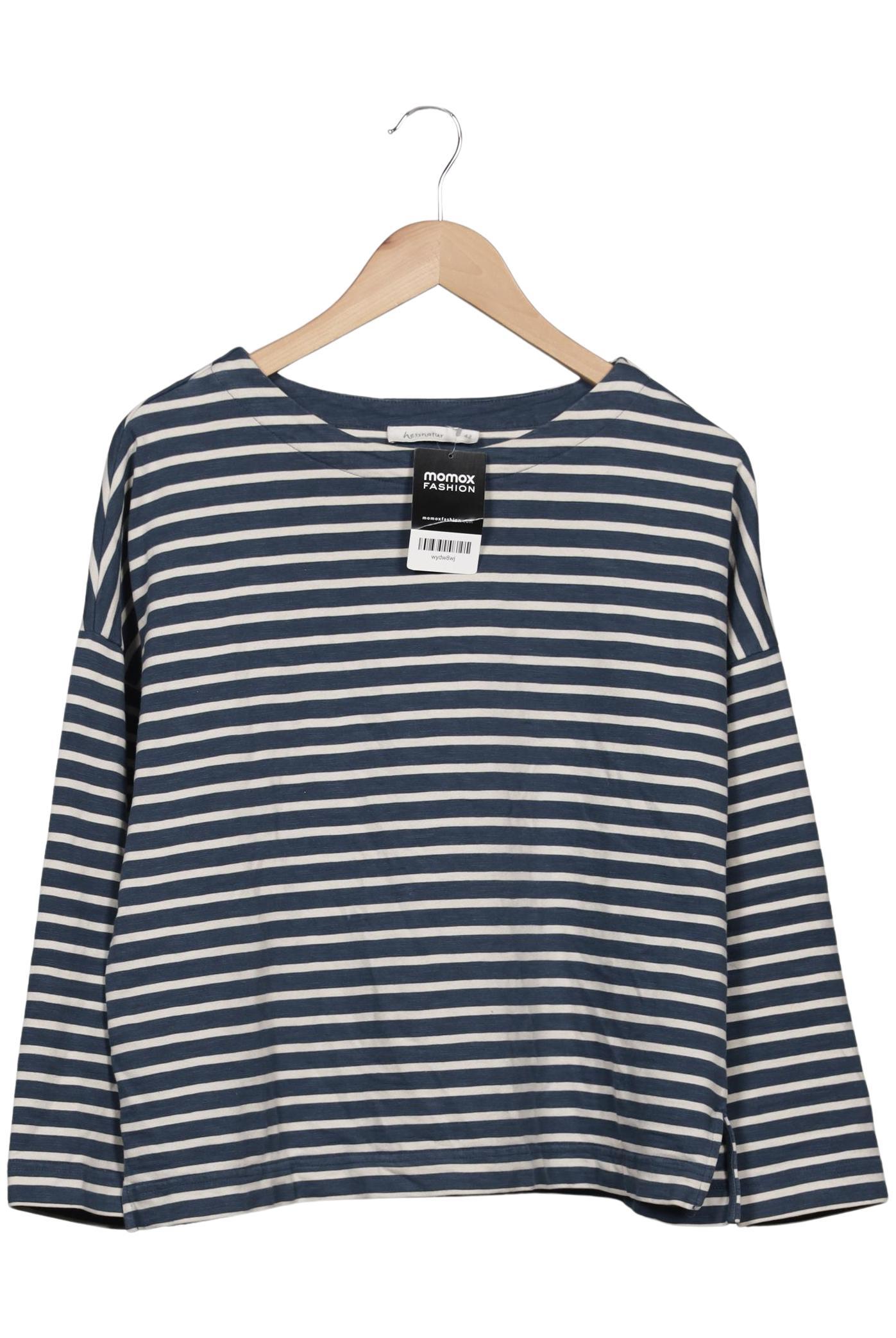 

hessnatur Damen Langarmshirt, marineblau, Gr. 42