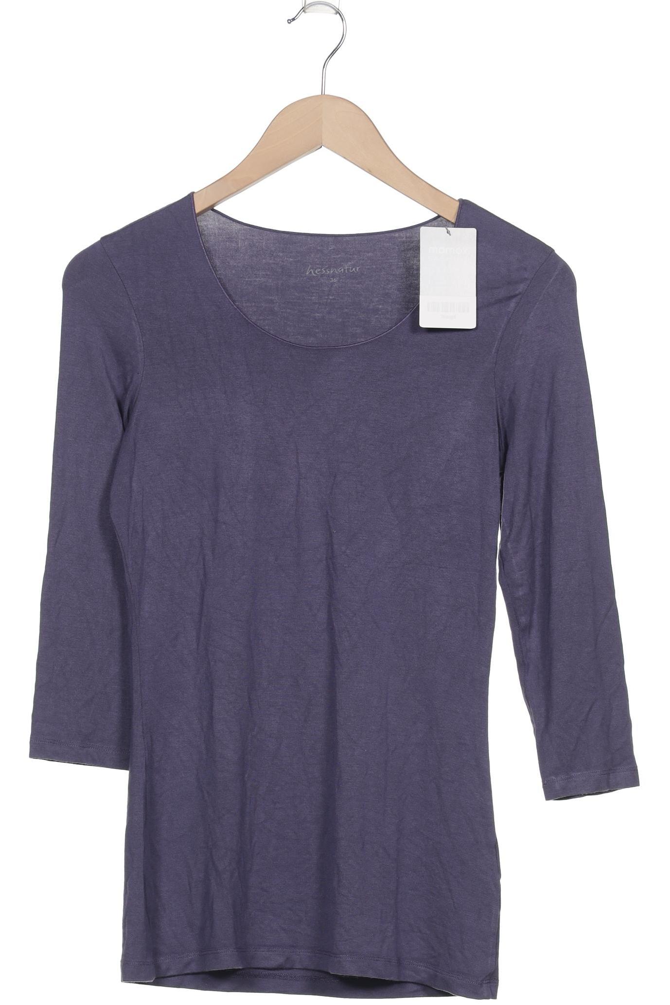 

hessnatur Damen Langarmshirt, flieder, Gr. 36