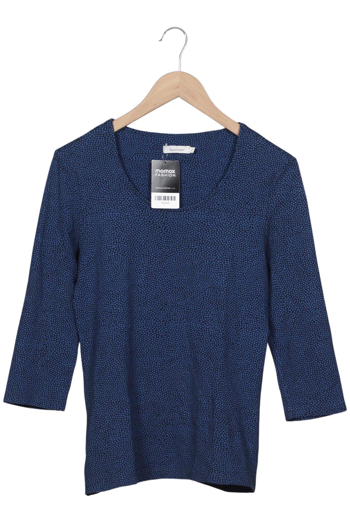 

hessnatur Damen Langarmshirt, marineblau, Gr. 40